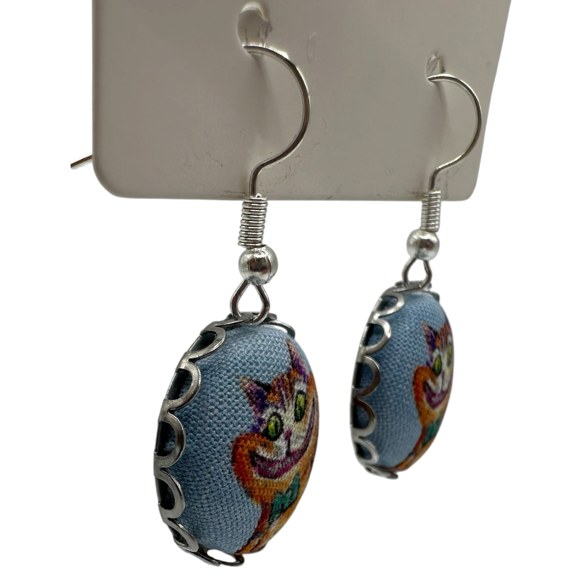 Alice In Wonderland Drop Earrings: Queen of Hearts, Cheshire Cat & More