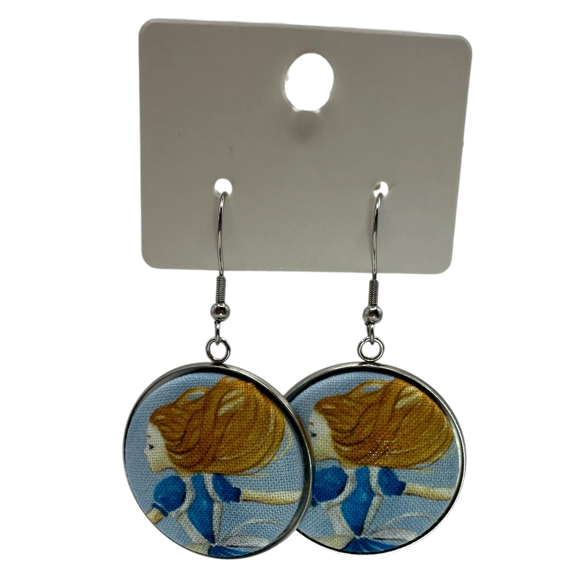 Alice In Wonderland Large Statement Drop Earrings: Queen of Hearts, Cheshire Cat & More