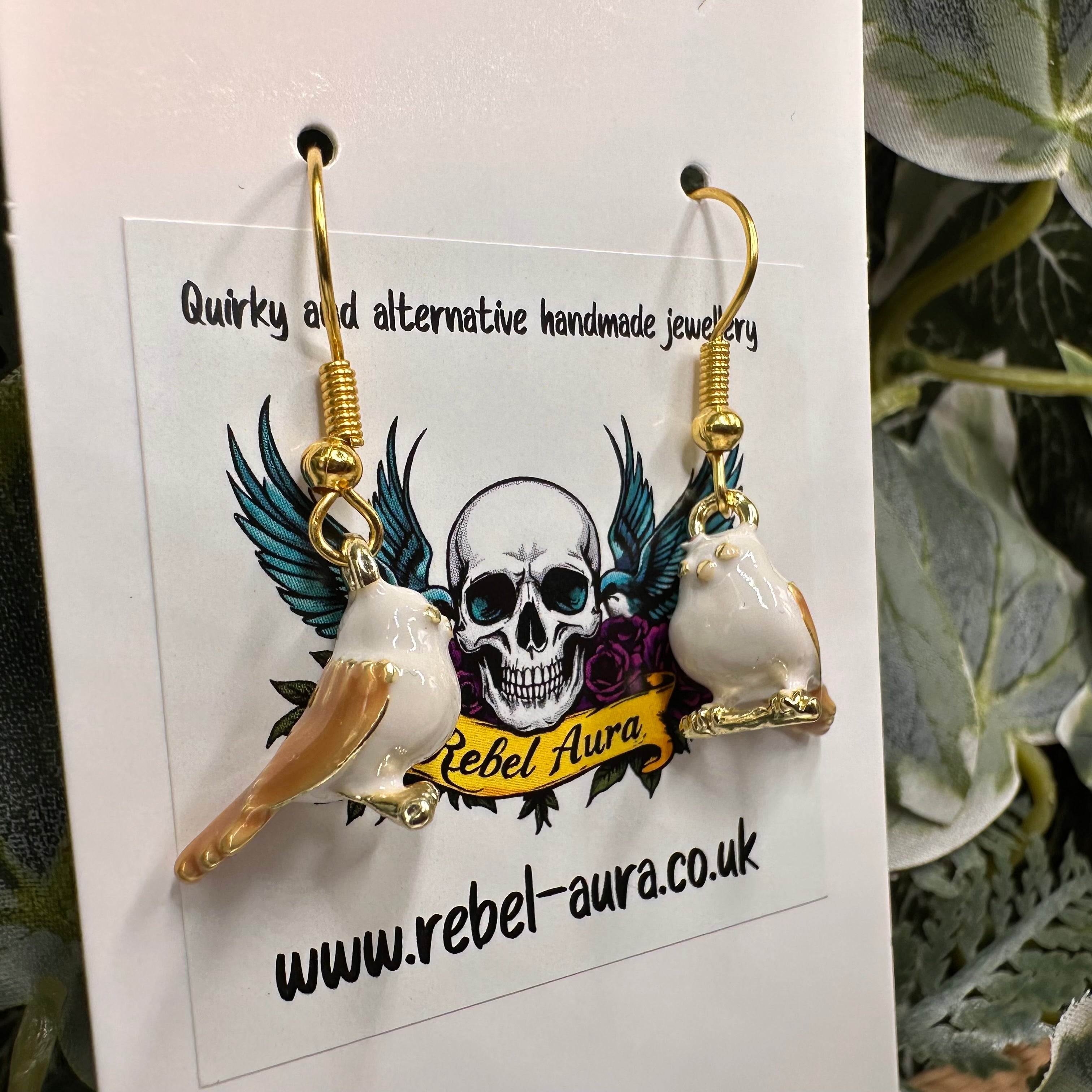 Pigeon Charm Earrings