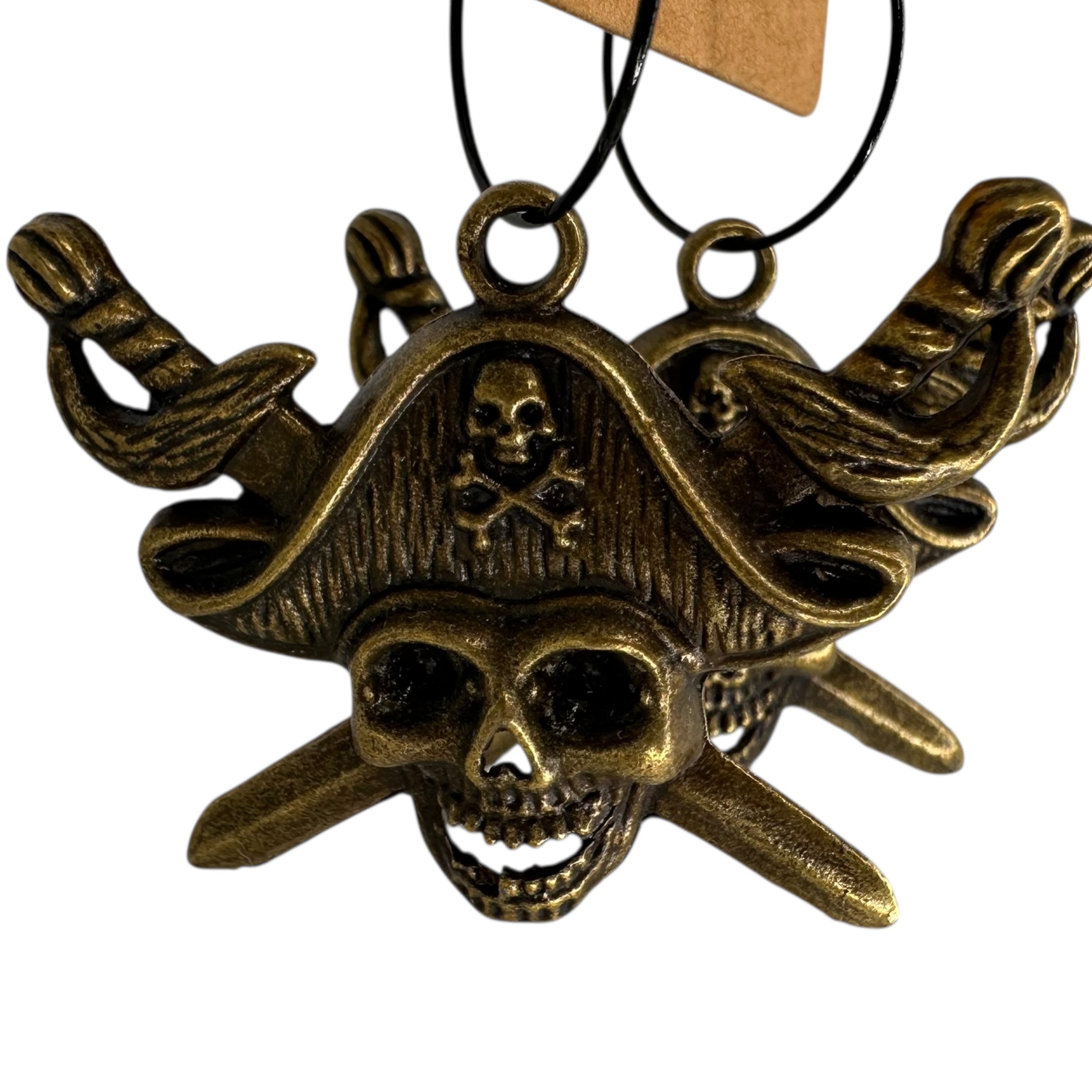 Pirate Skull & Crossbones Charm Earrings