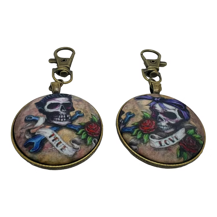 True Love Tattoo Matching Key Ring Set