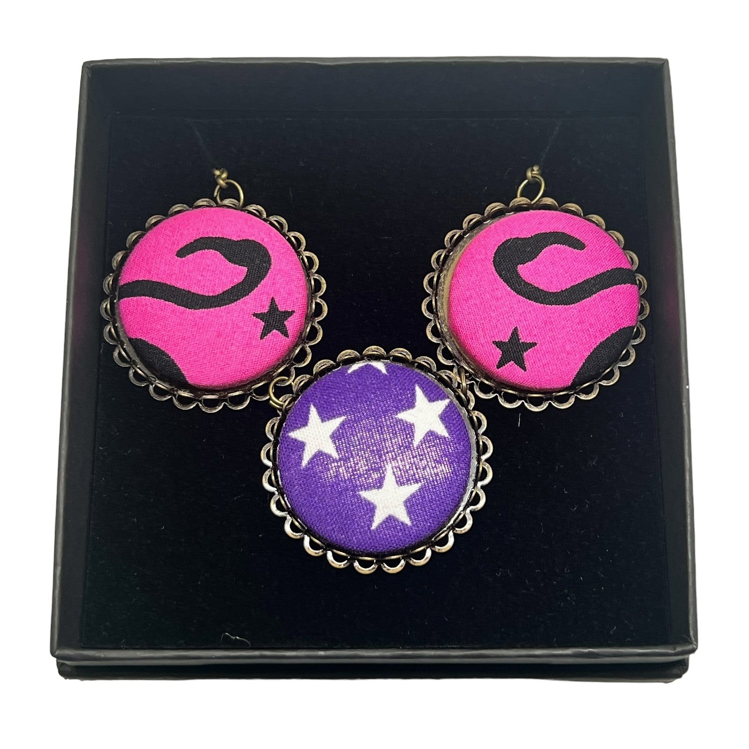 Flamingo star statement necklace — Rebel Aura handmade jewellery