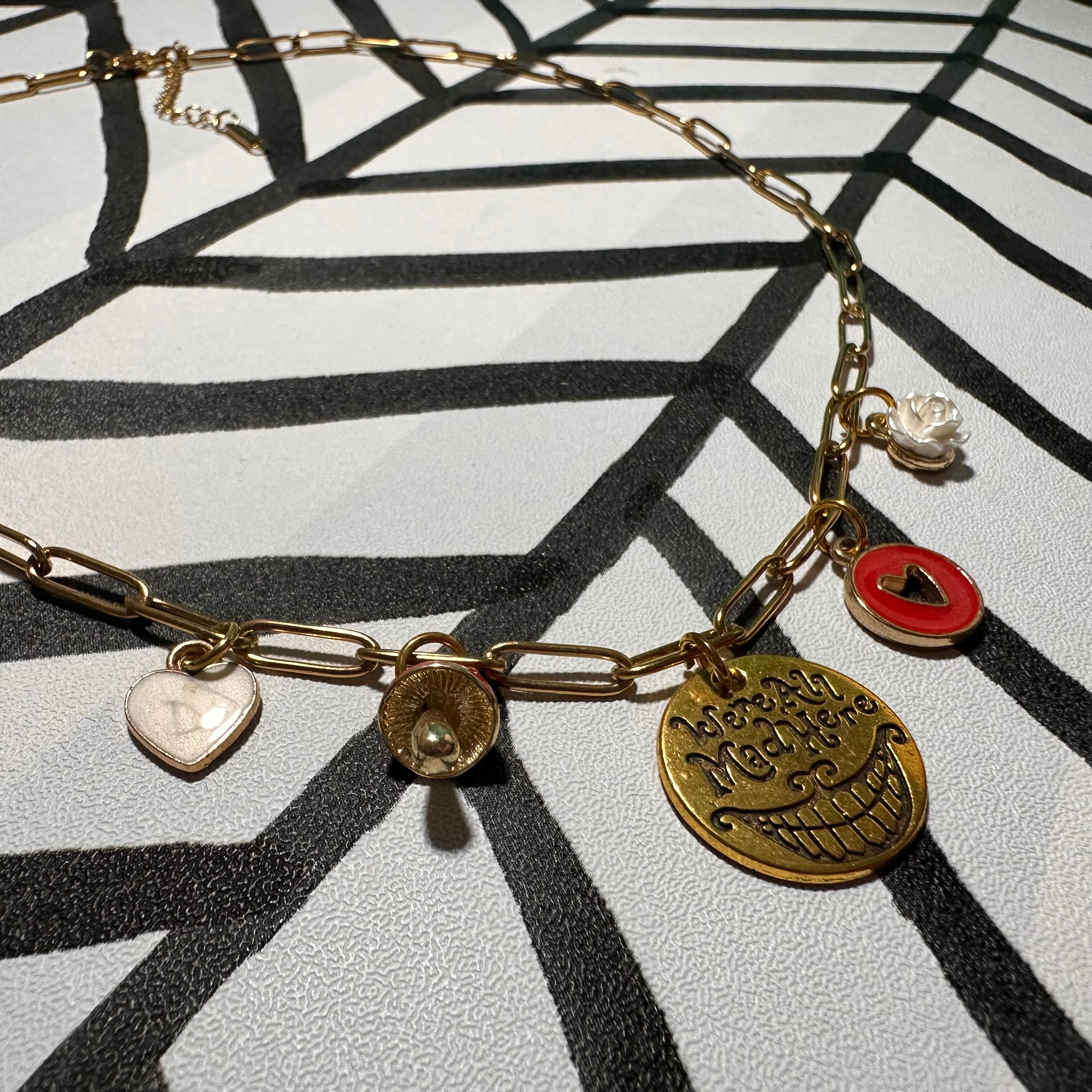 We’re All Mad Here Multi-Charm Necklace