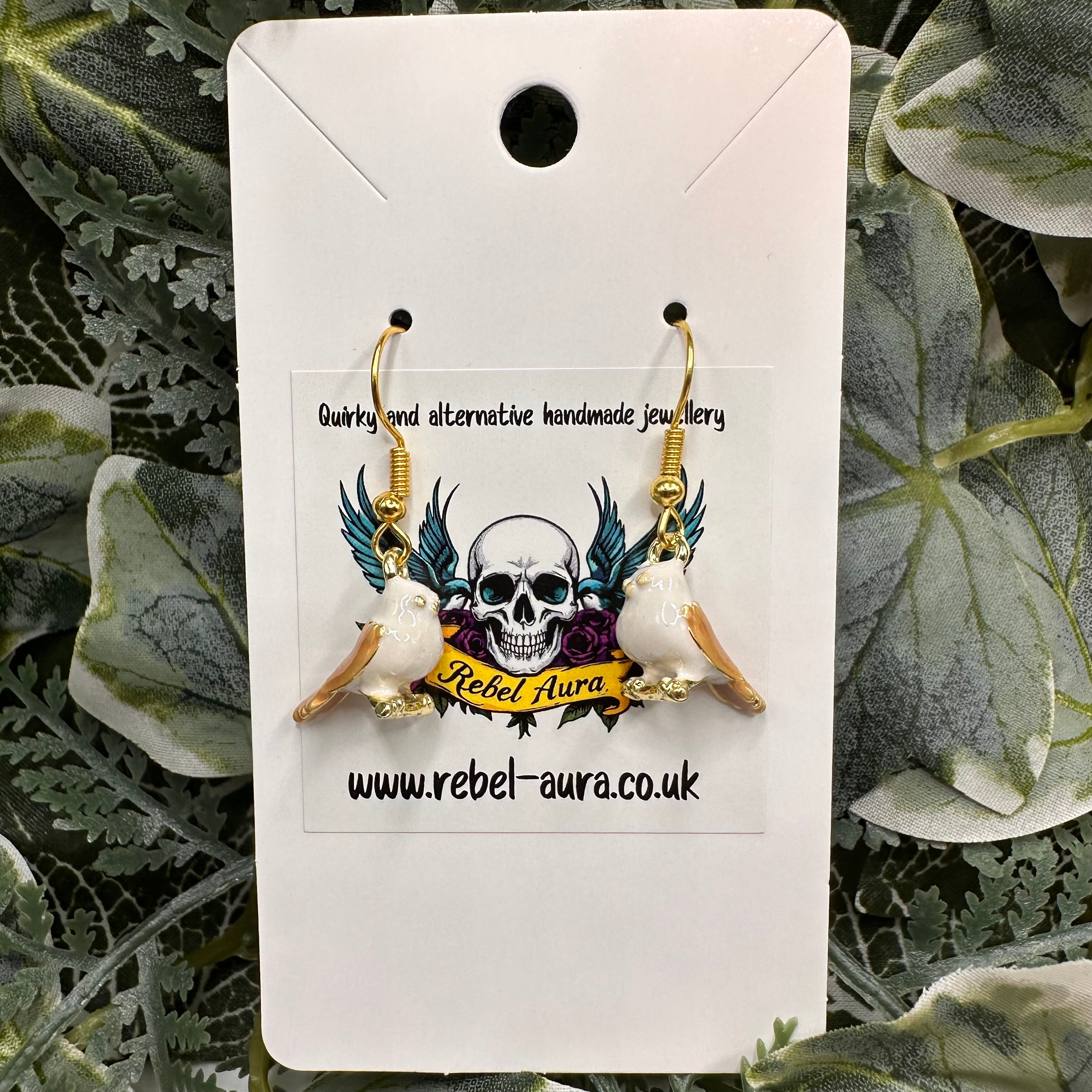 Pigeon Charm Earrings