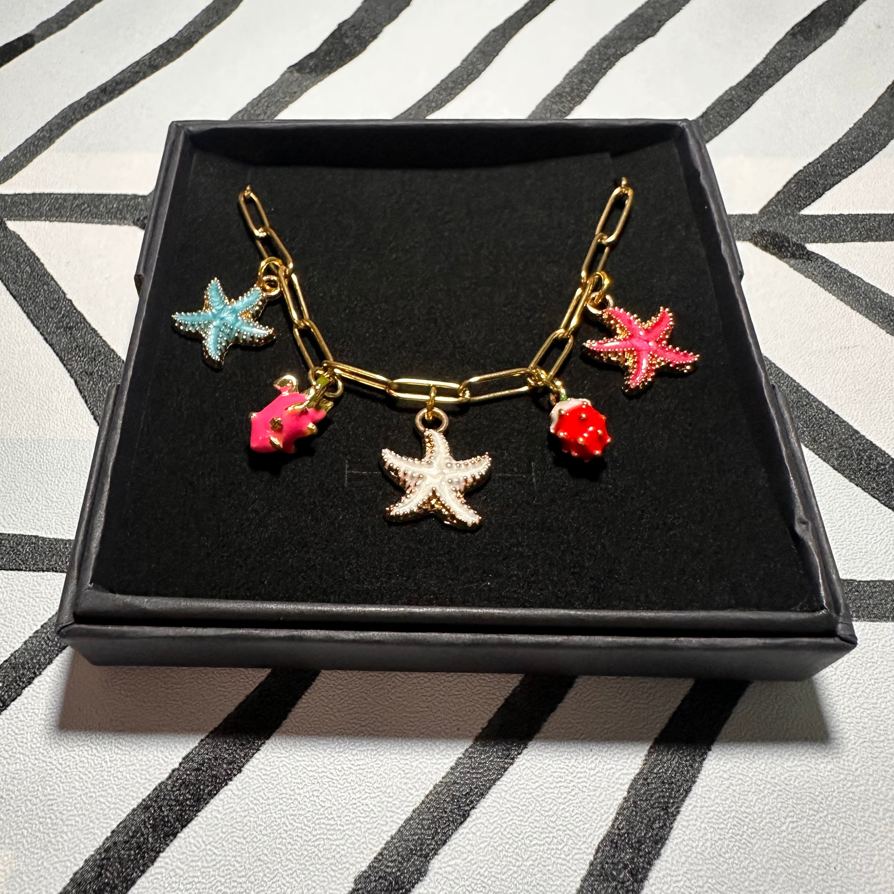Tropical Splash Multi-Charm Necklace