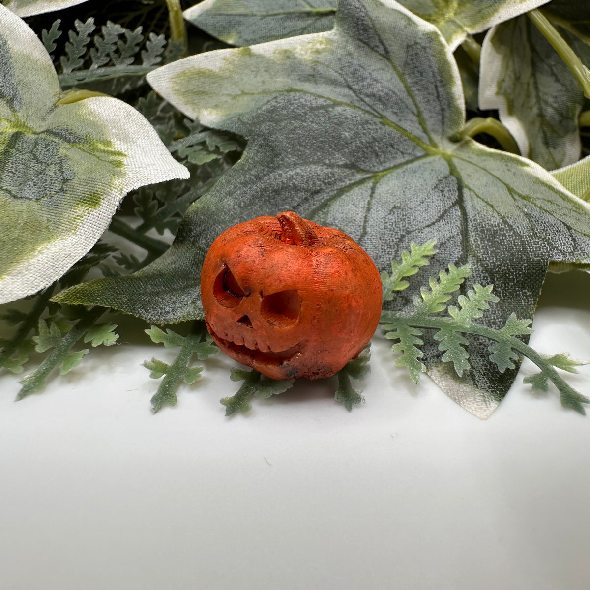 Mini orange pumpkin Halloween decoration — Rebel Aura handmade jewellery