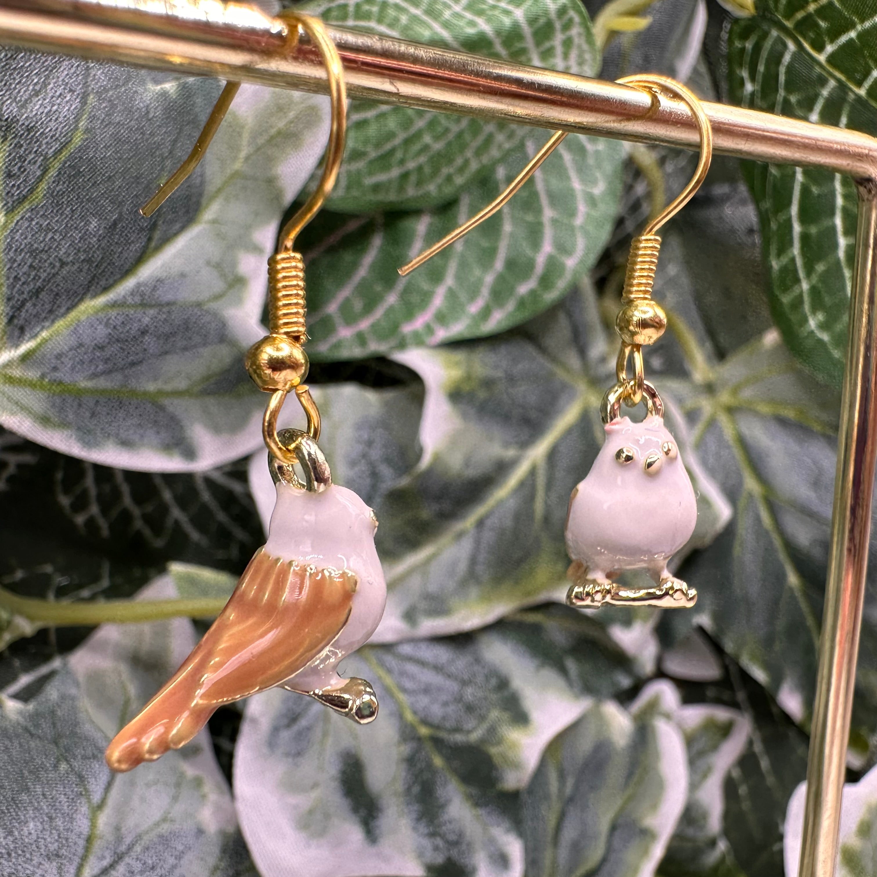 Pigeon Charm Earrings