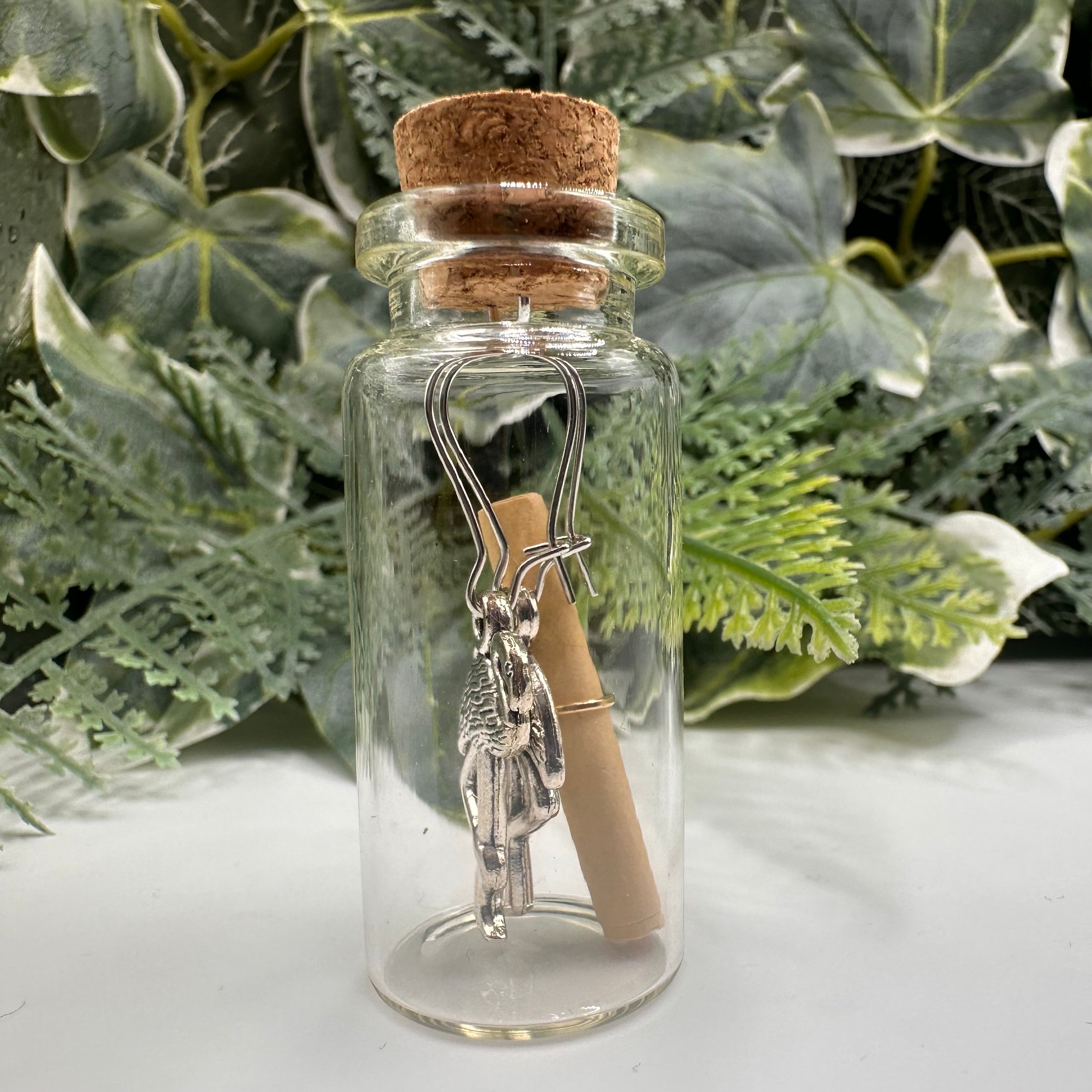 Flamingo Bottled Charm Earrings - Gift Boxed