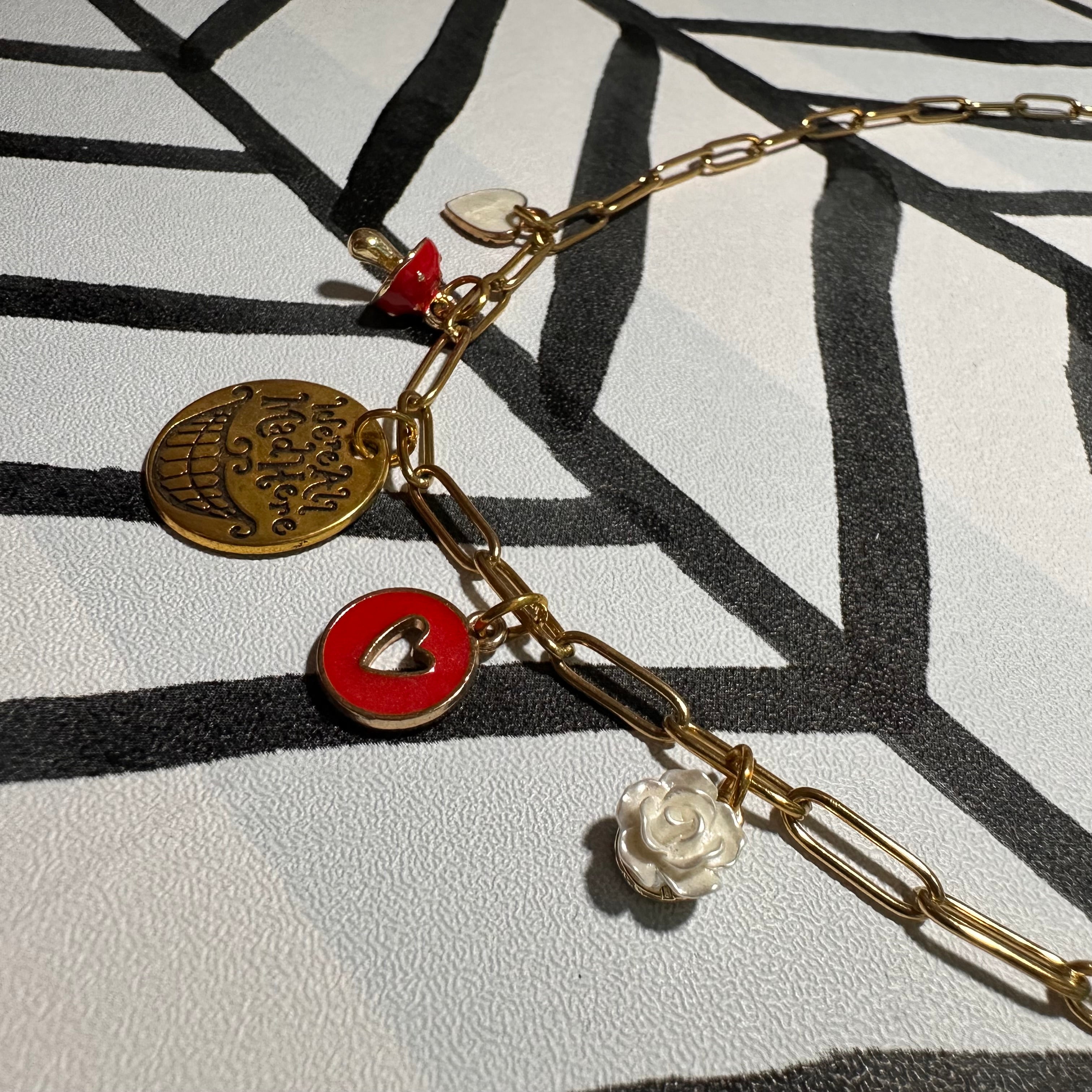 We’re All Mad Here Multi-Charm Necklace