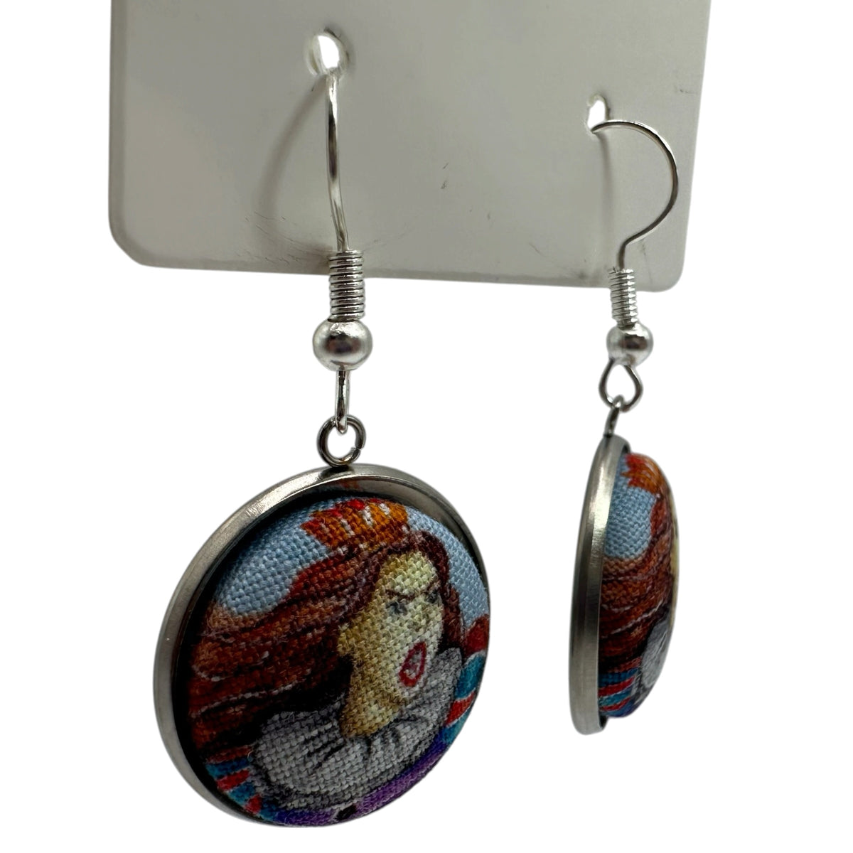 Alice In Wonderland Drop Earrings: Queen of Hearts, Cheshire Cat & More