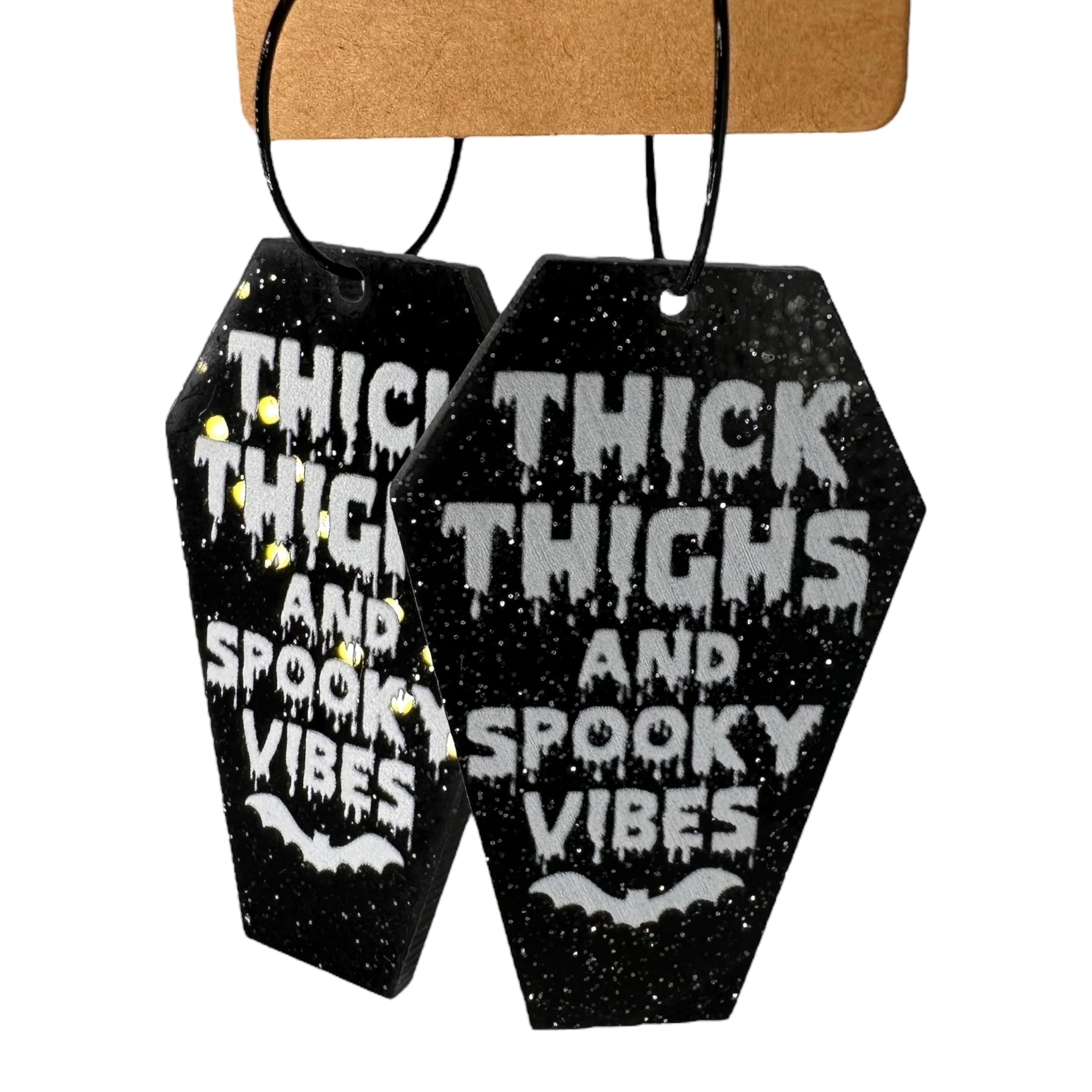 Thick Thighs Gothic Charm Earrings