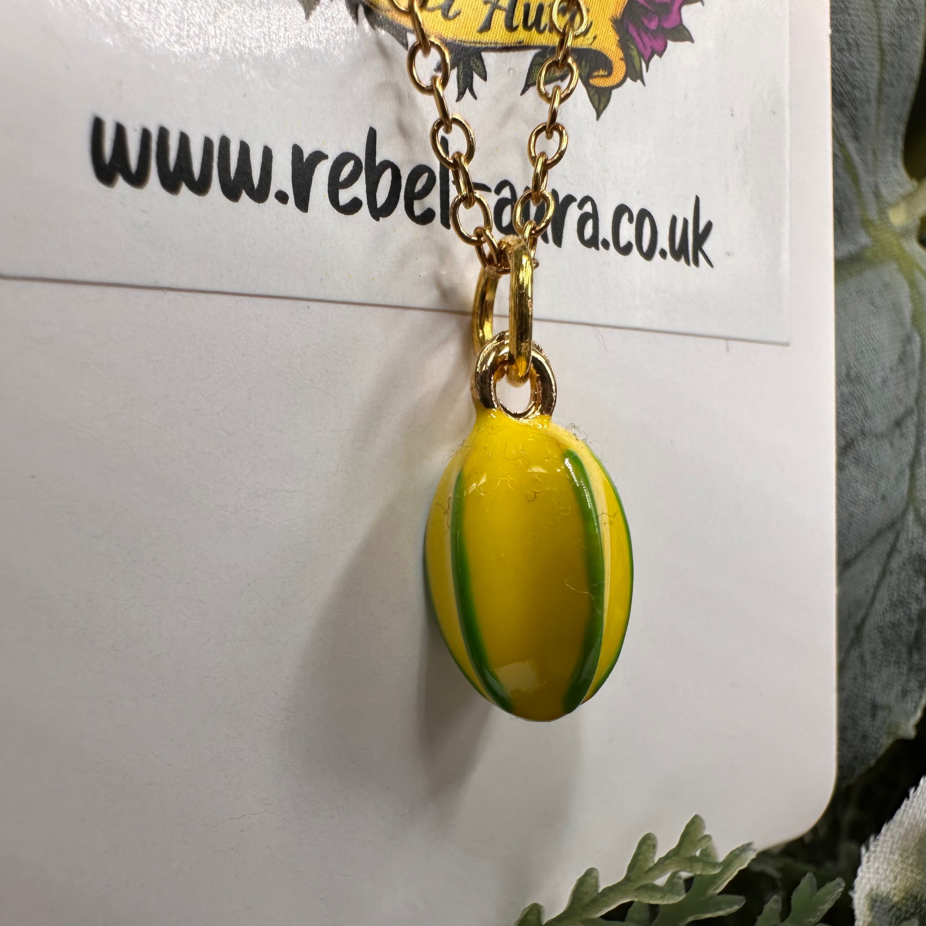 Star Fruit Charm Necklace