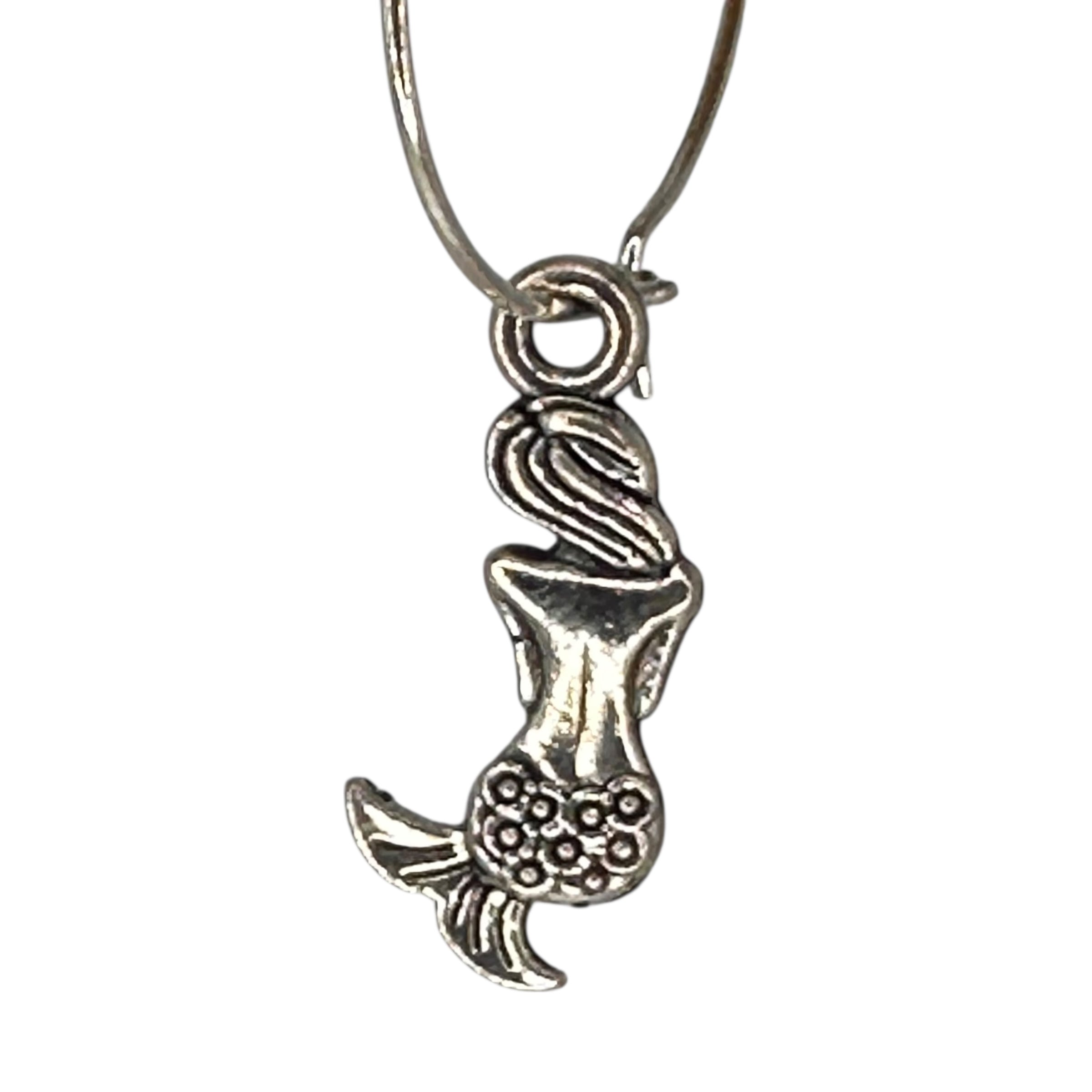 Mini Mermaid Charm Earrings