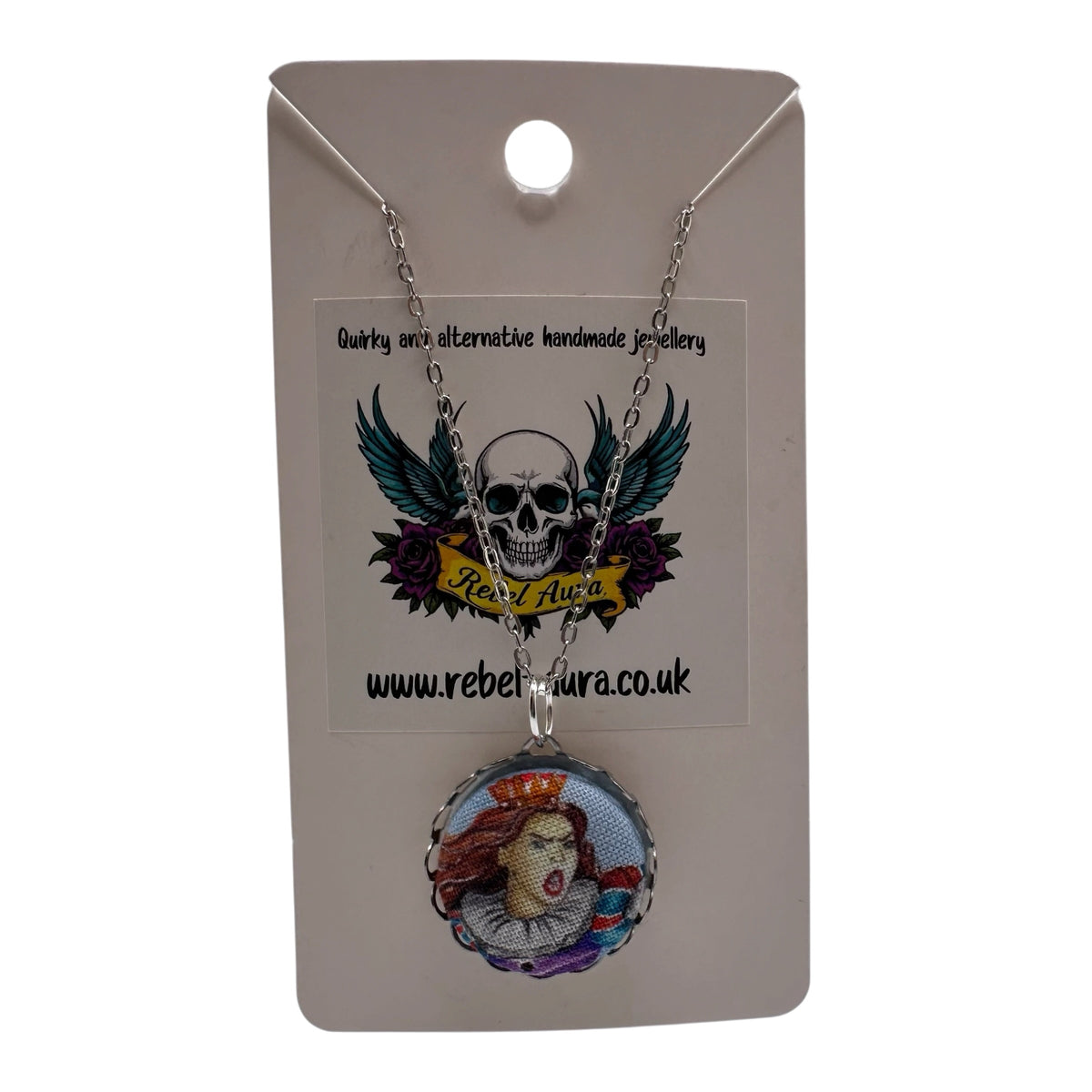 Alice In Wonderland Necklace: Queen of Hearts, Cheshire Cat & More