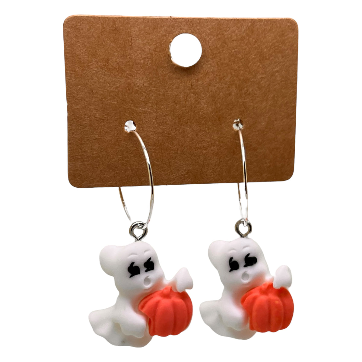 Trick or treat ghost charm earrings — Rebel Aura handmade jewellery