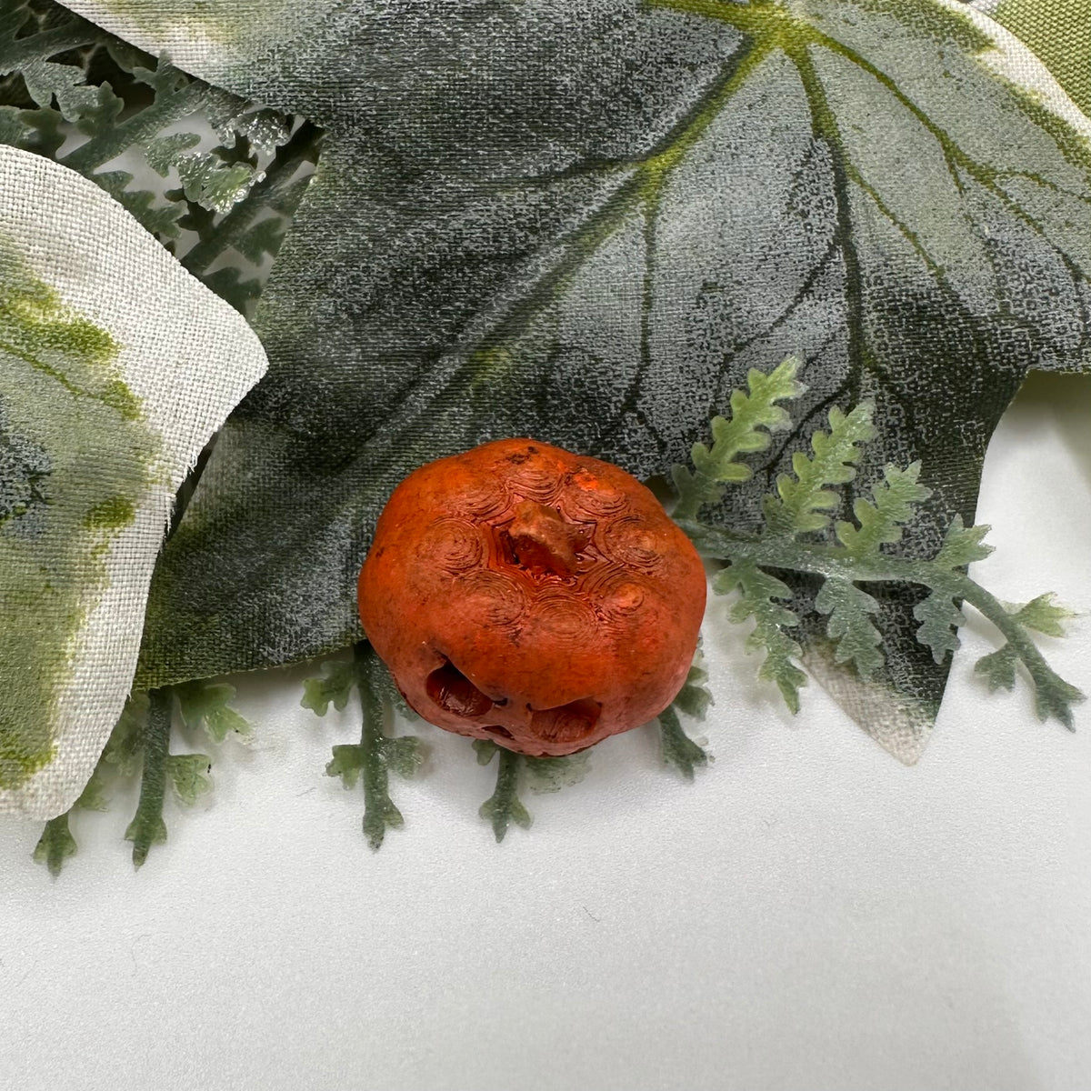 Mini orange pumpkin Halloween decoration — Rebel Aura handmade jewellery