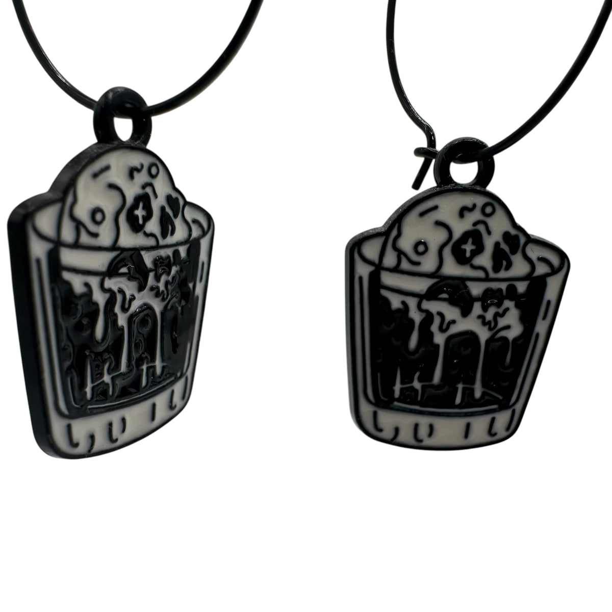 Gothic Flash Charm Earrings