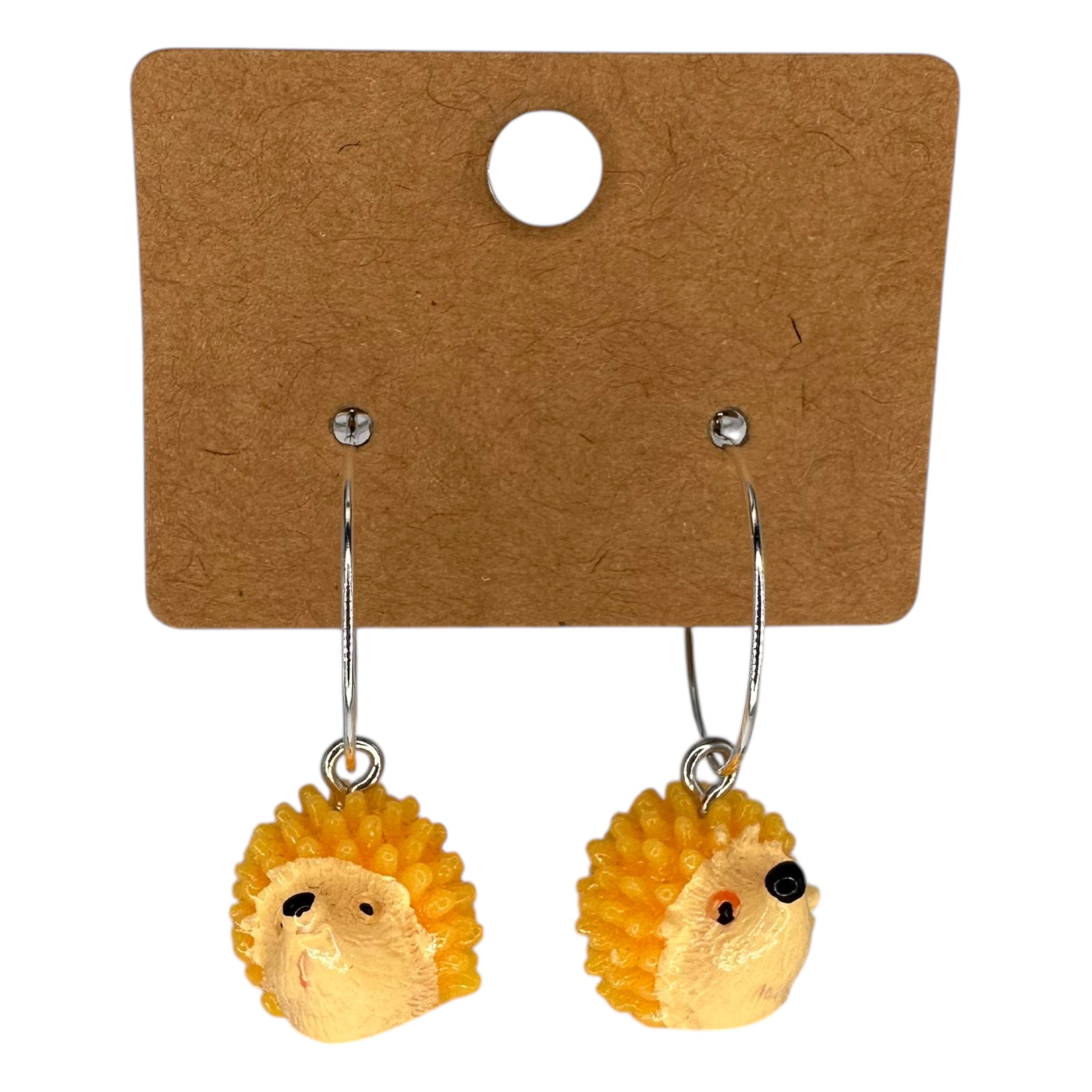 Hedgehog Charm Earrings
