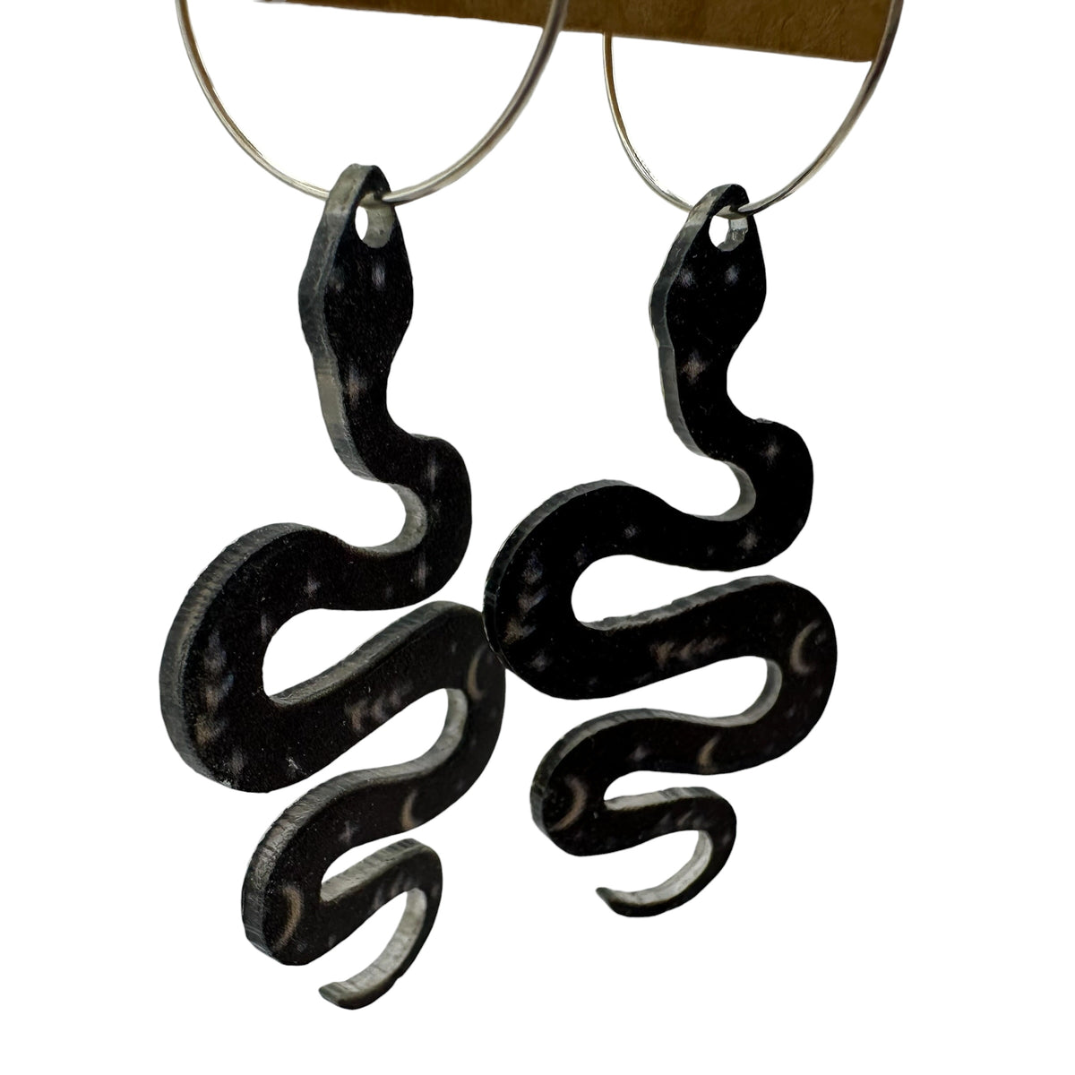 Celestial Snake Charm Earrings