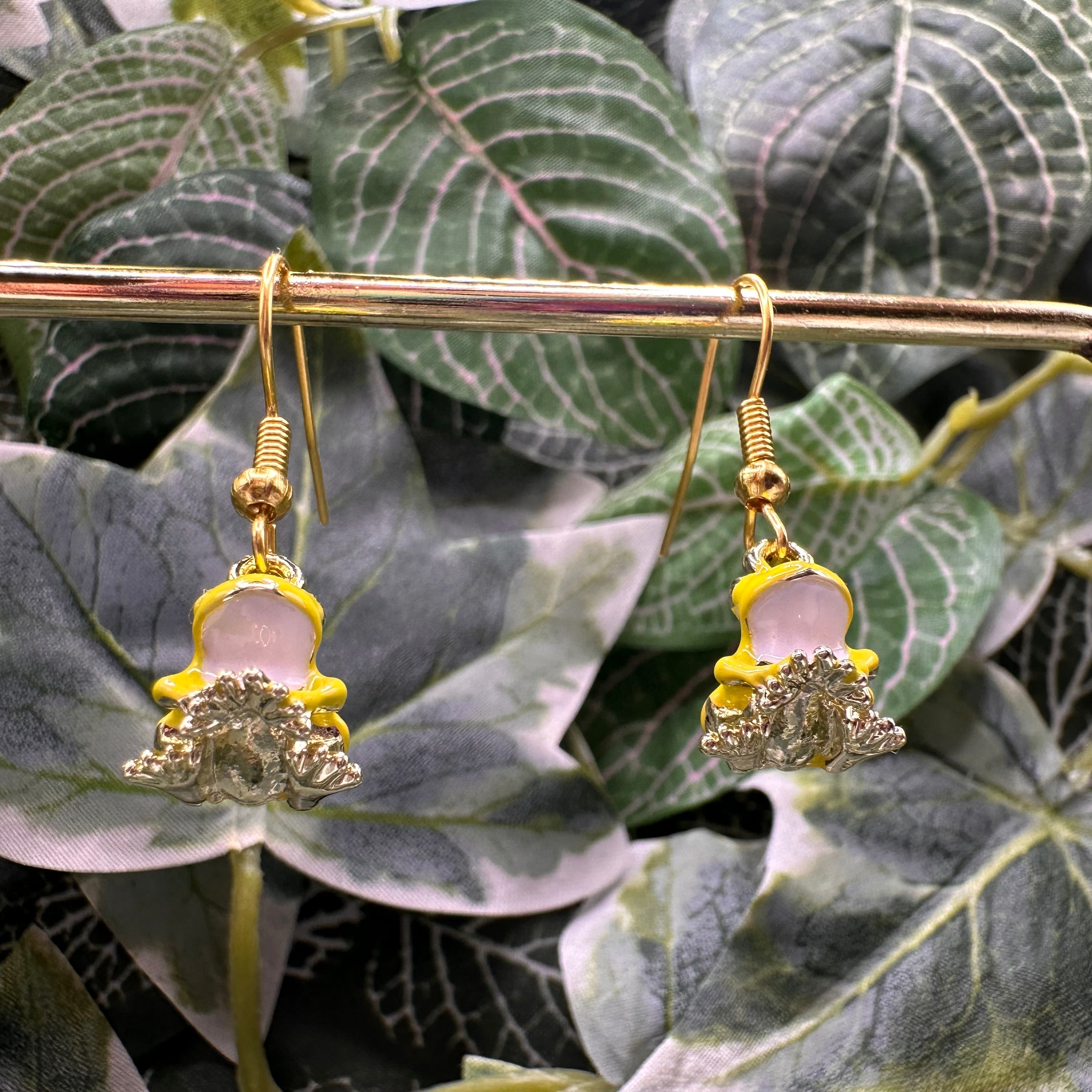 Frog Charm Earrings