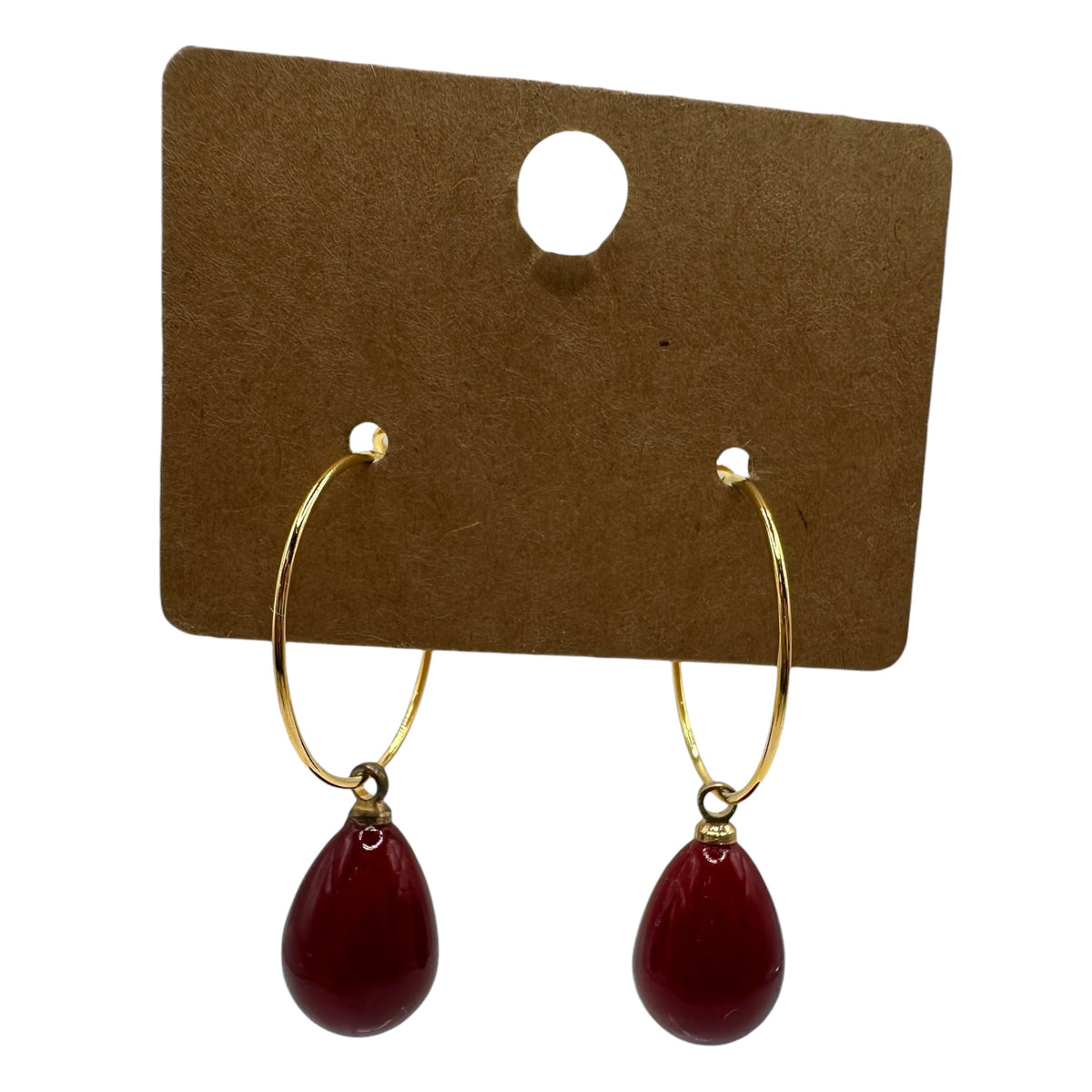 Vampire Blood Drop Charm Earrings