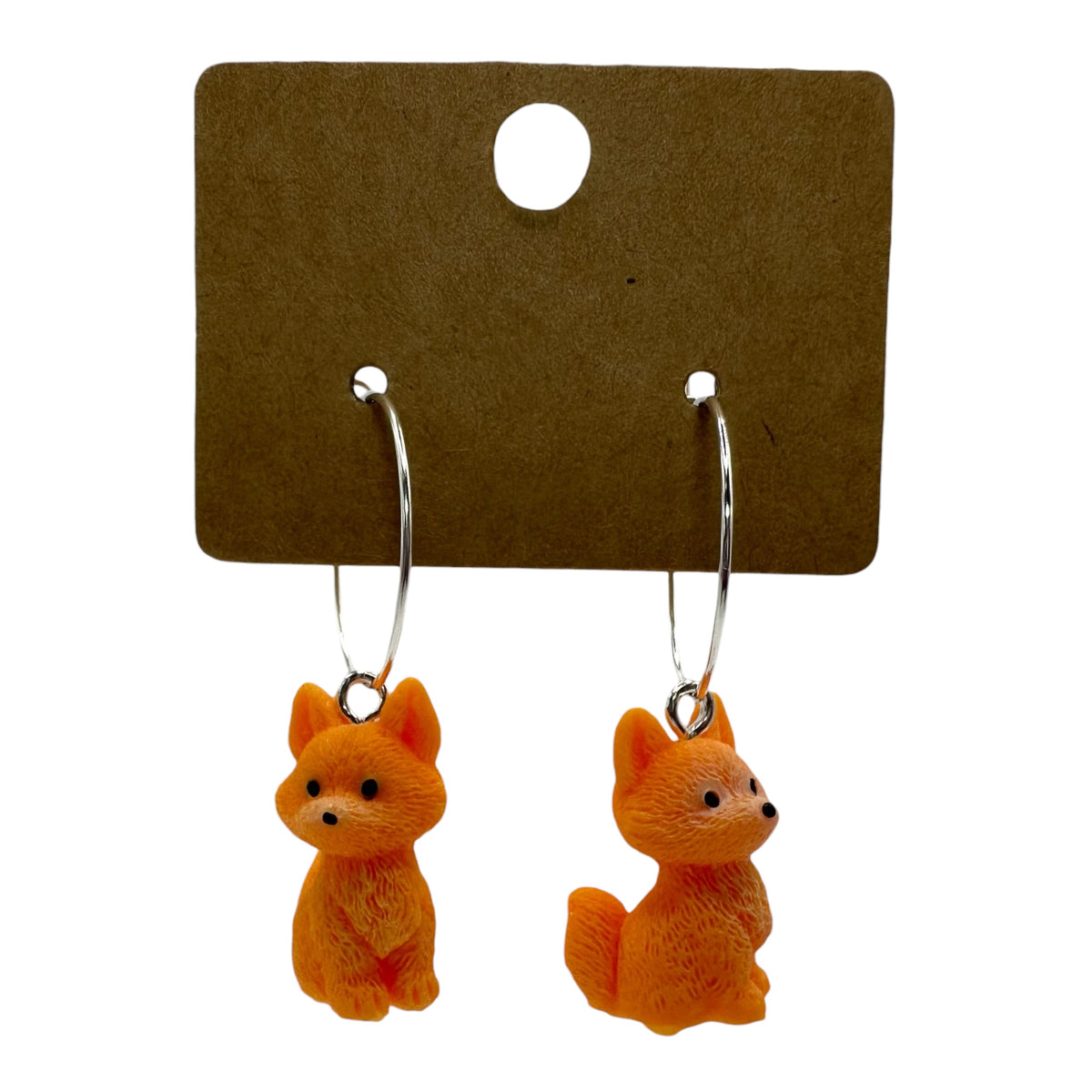 Autumn Fox Charm Earrings