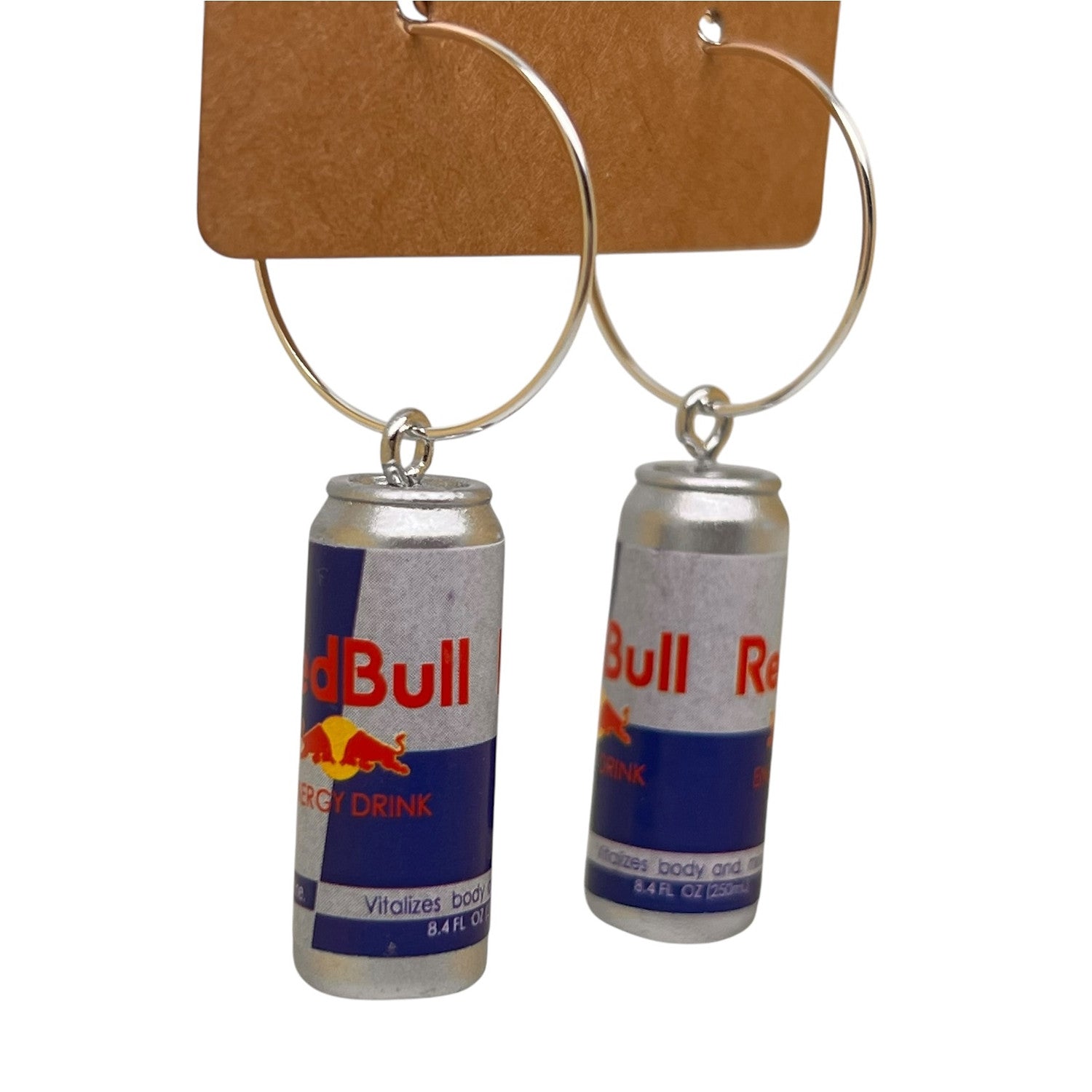 Red Bull Can Charm Earrings