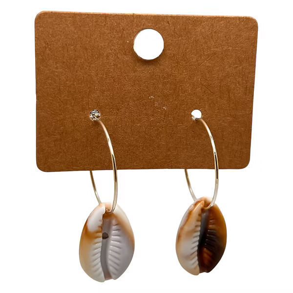 Seashell Charm Earrings