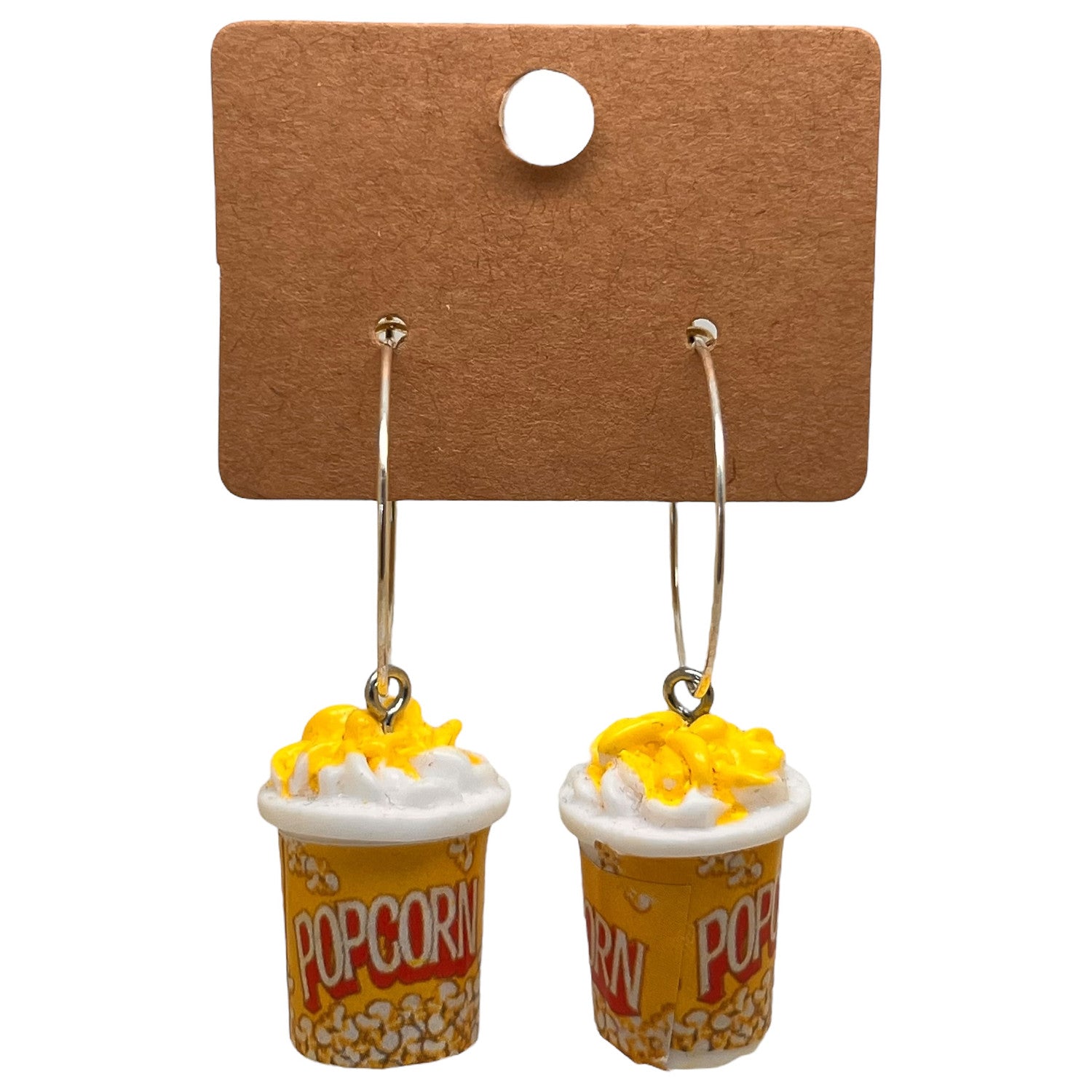 Popcorn Charm Earrings