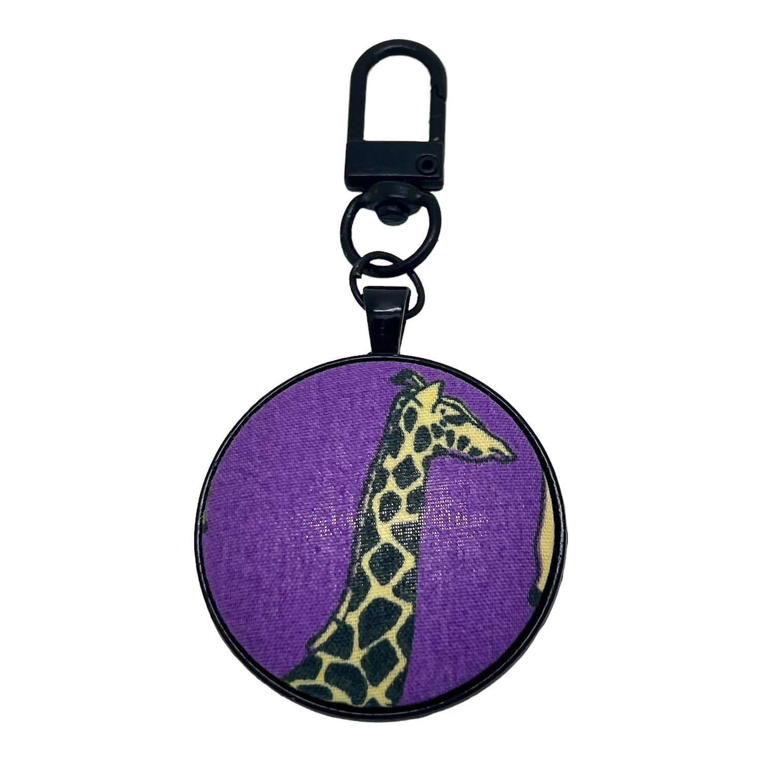 Purple Giraffe Key Ring