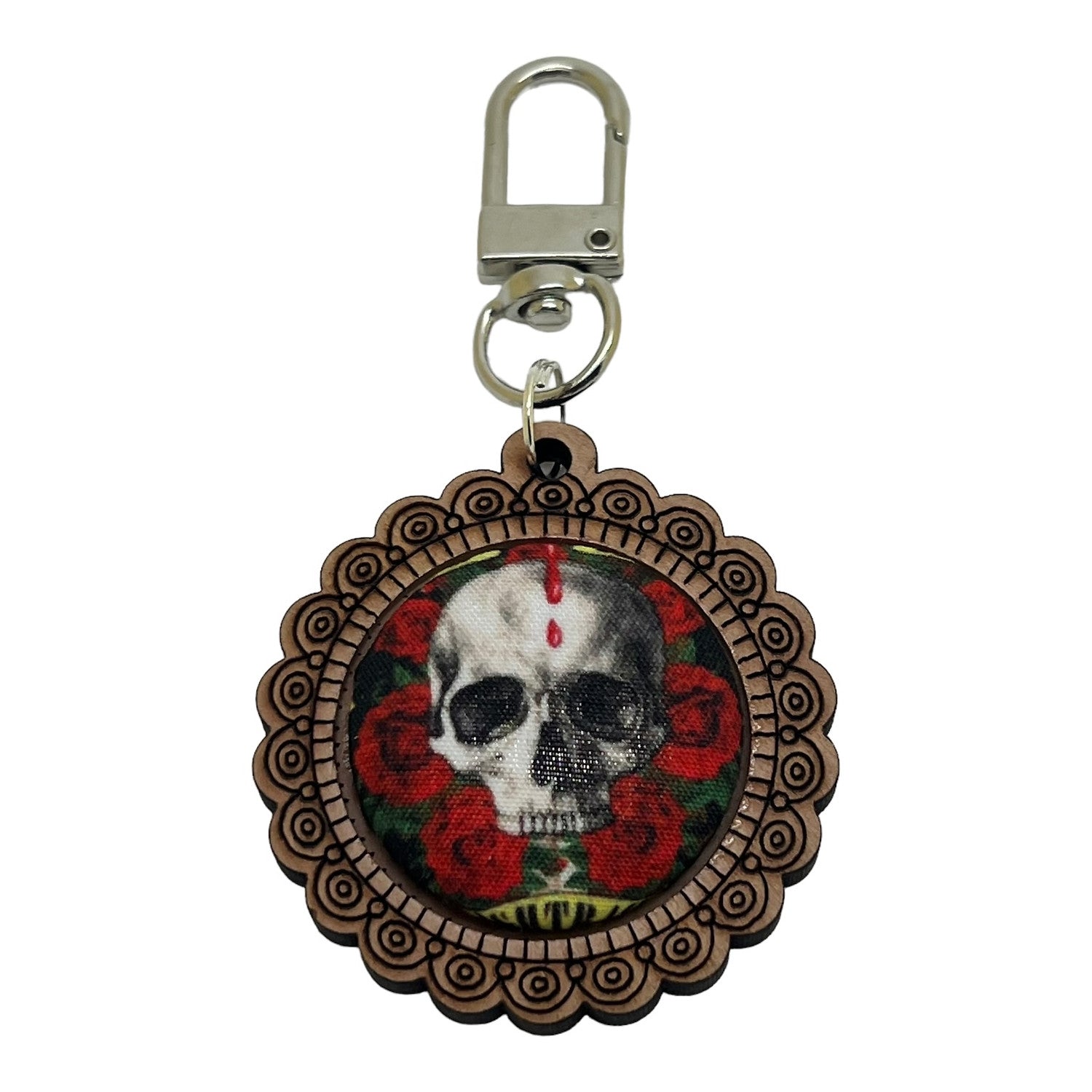 Guns N Roses Nightrain Skull Key Ring
