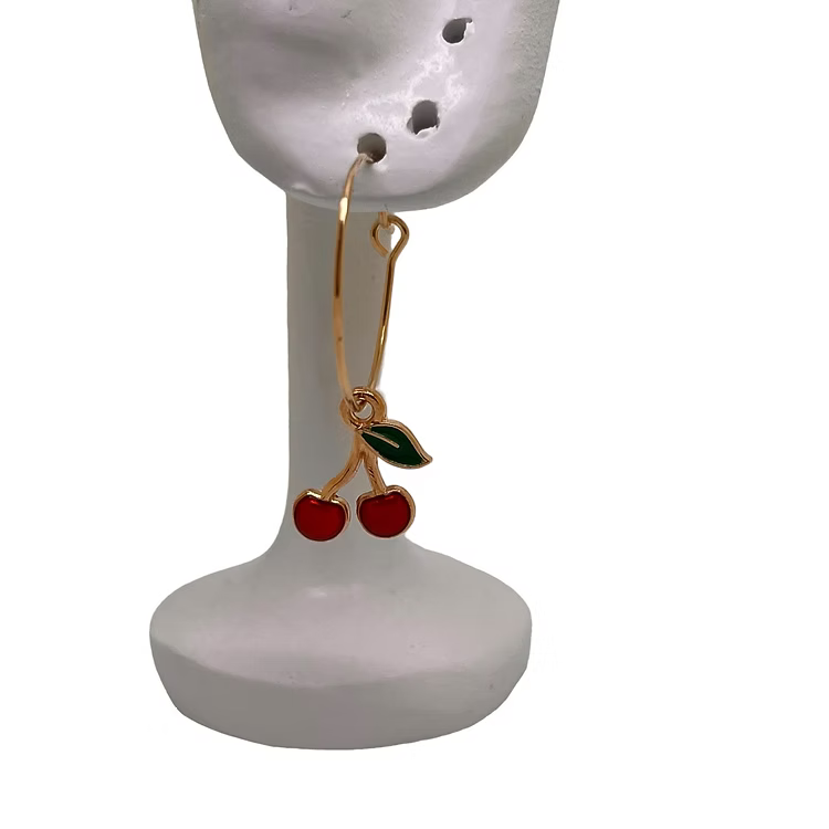 Cherry Charm Earrings