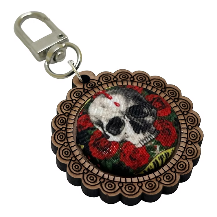 Guns N Roses Nightrain Skull Key Ring
