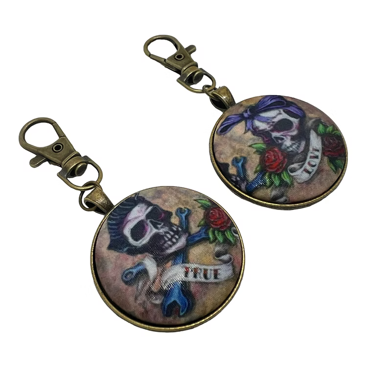 True Love Tattoo Matching Key Ring Set