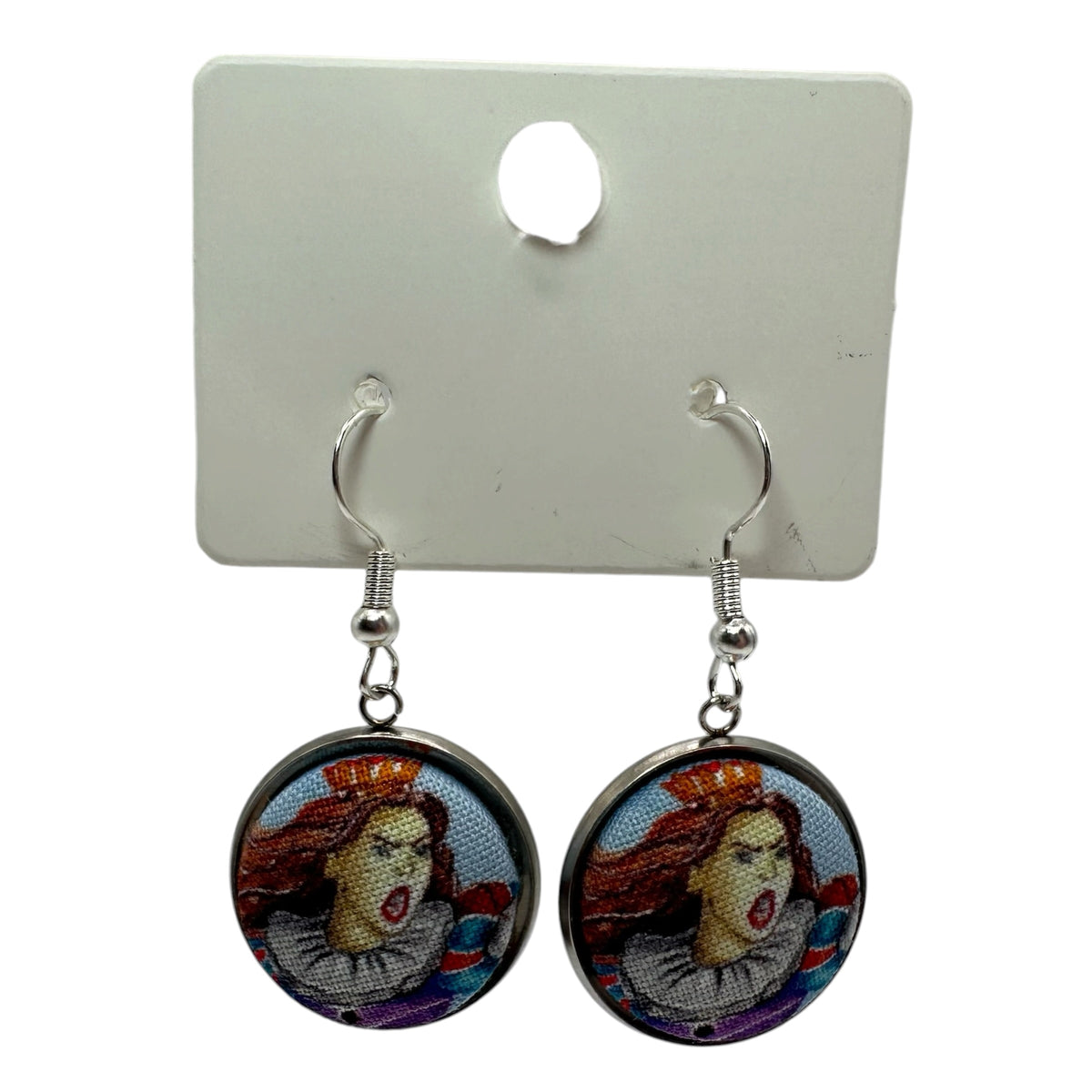 Alice In Wonderland Drop Earrings: Queen of Hearts, Cheshire Cat & More