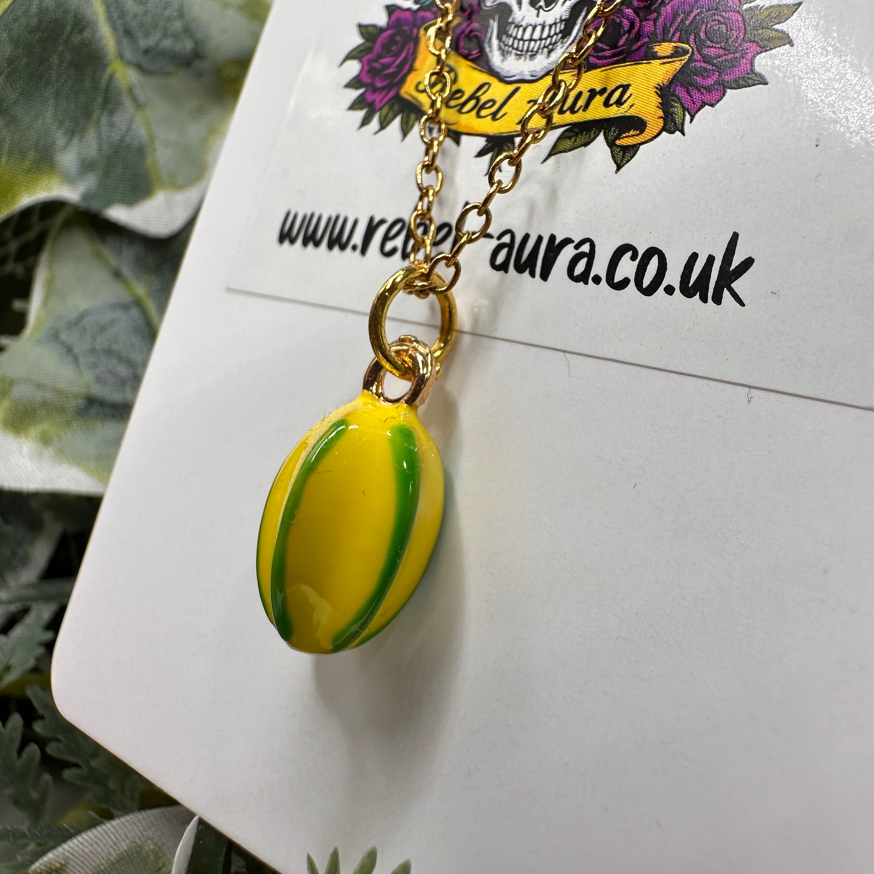 Star Fruit Charm Necklace