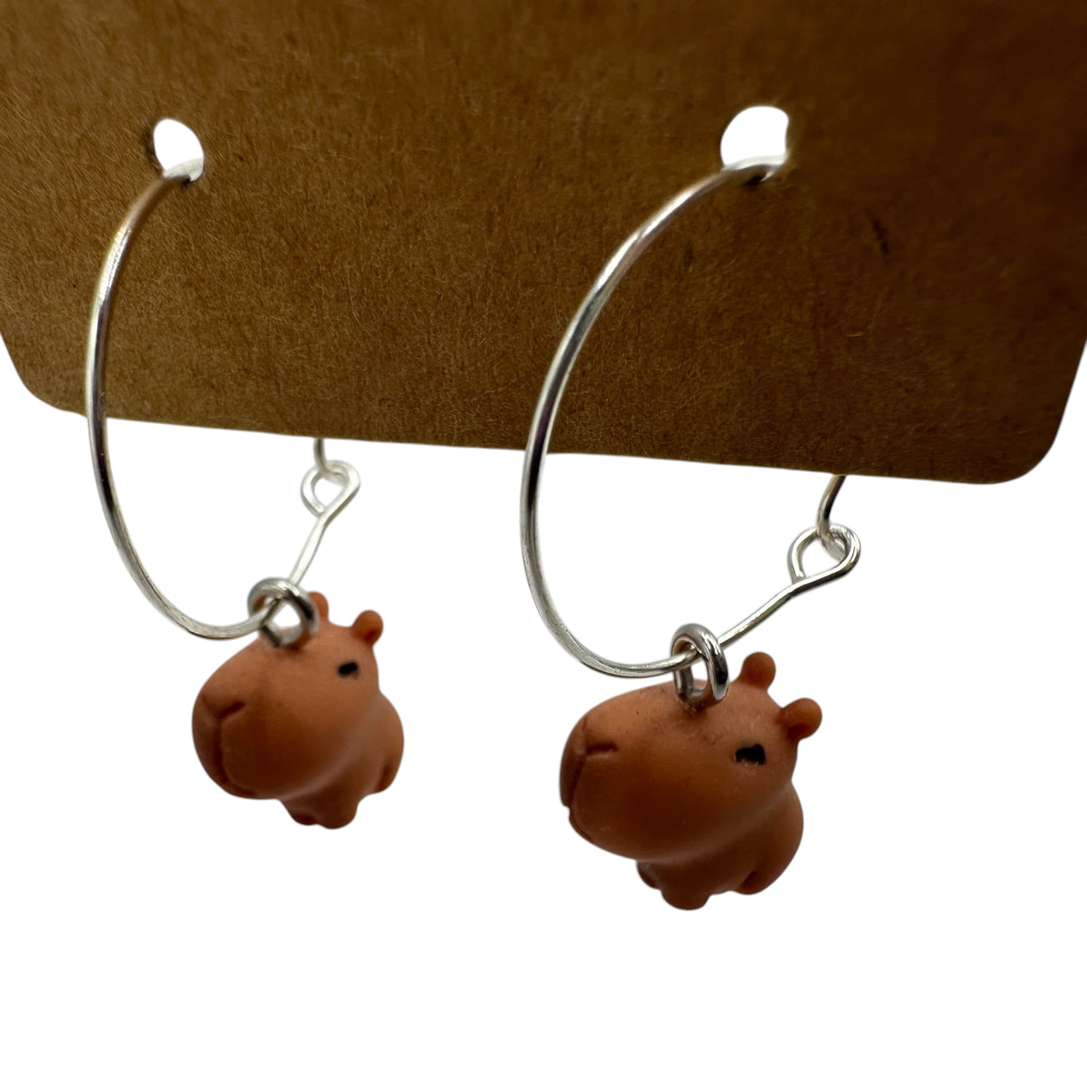Capybara Charm Earrings