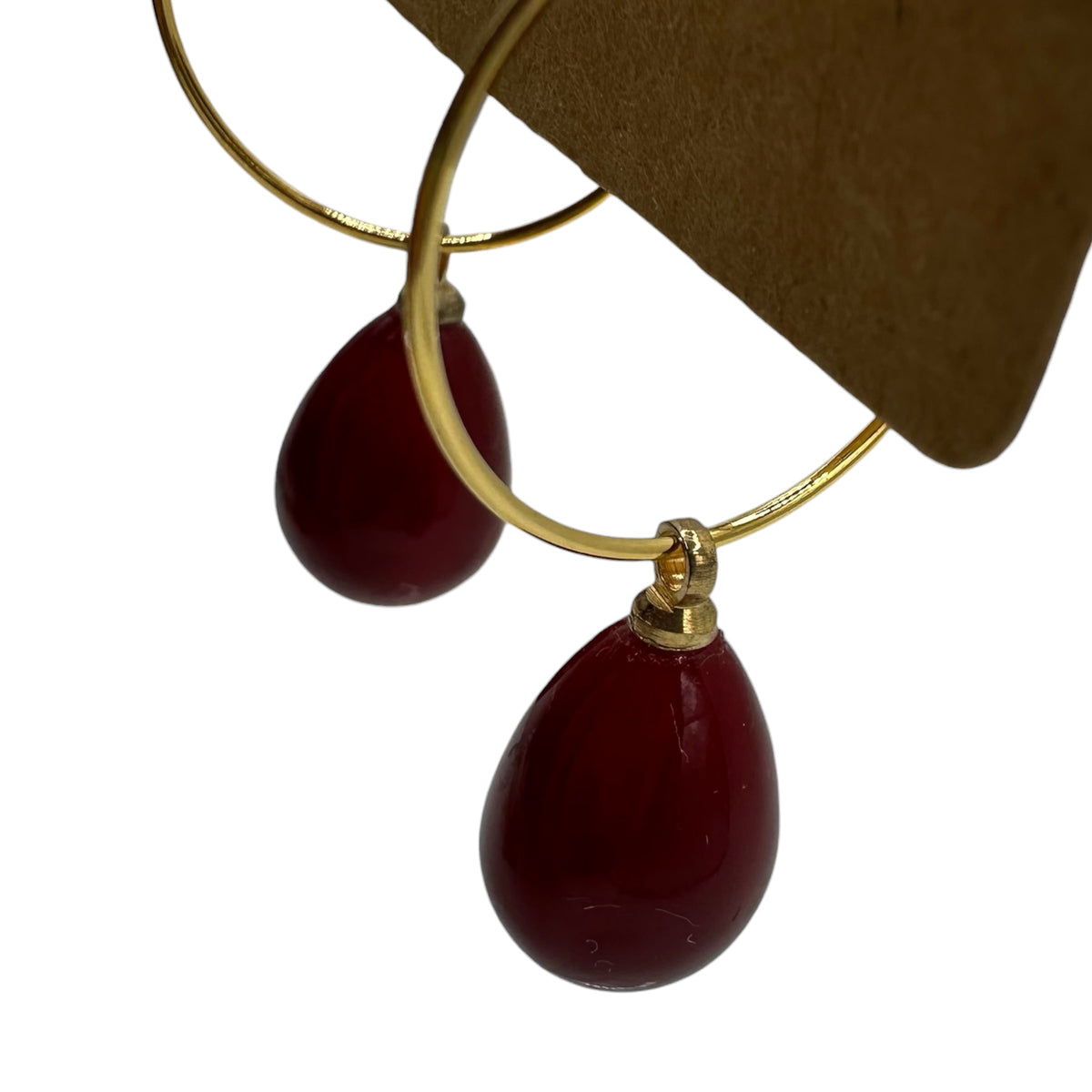 Vampire Blood Drop Charm Earrings