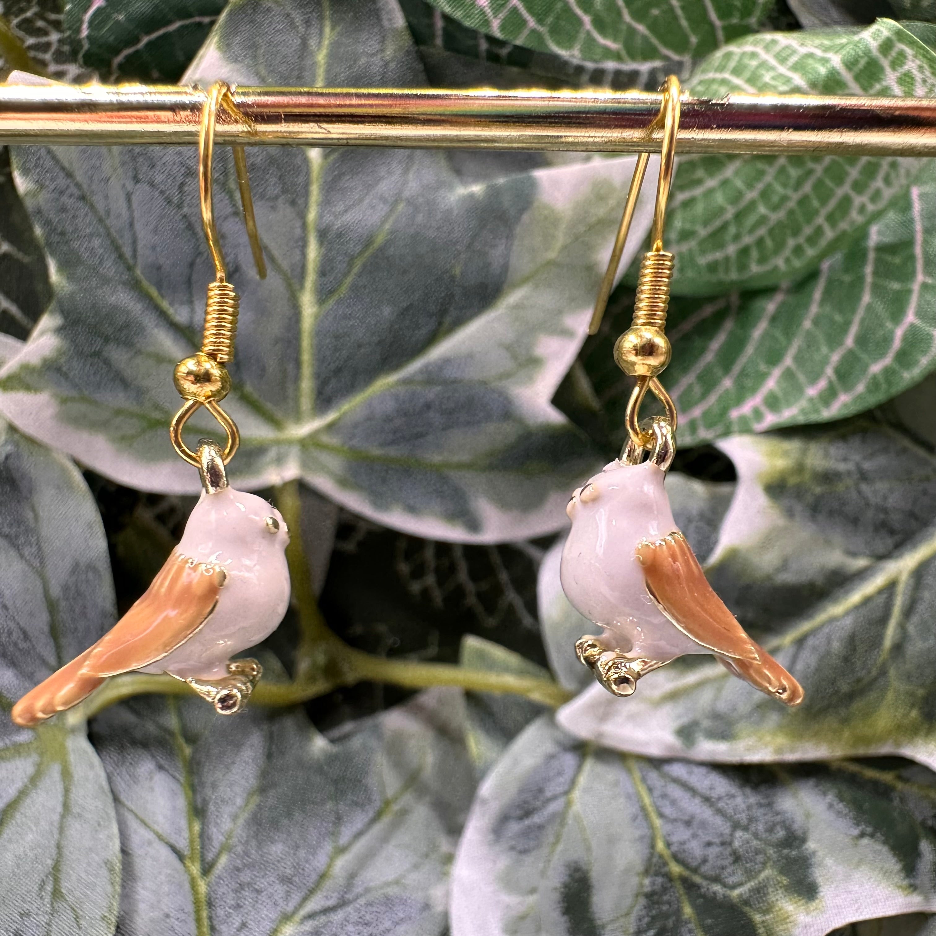 Pigeon Charm Earrings