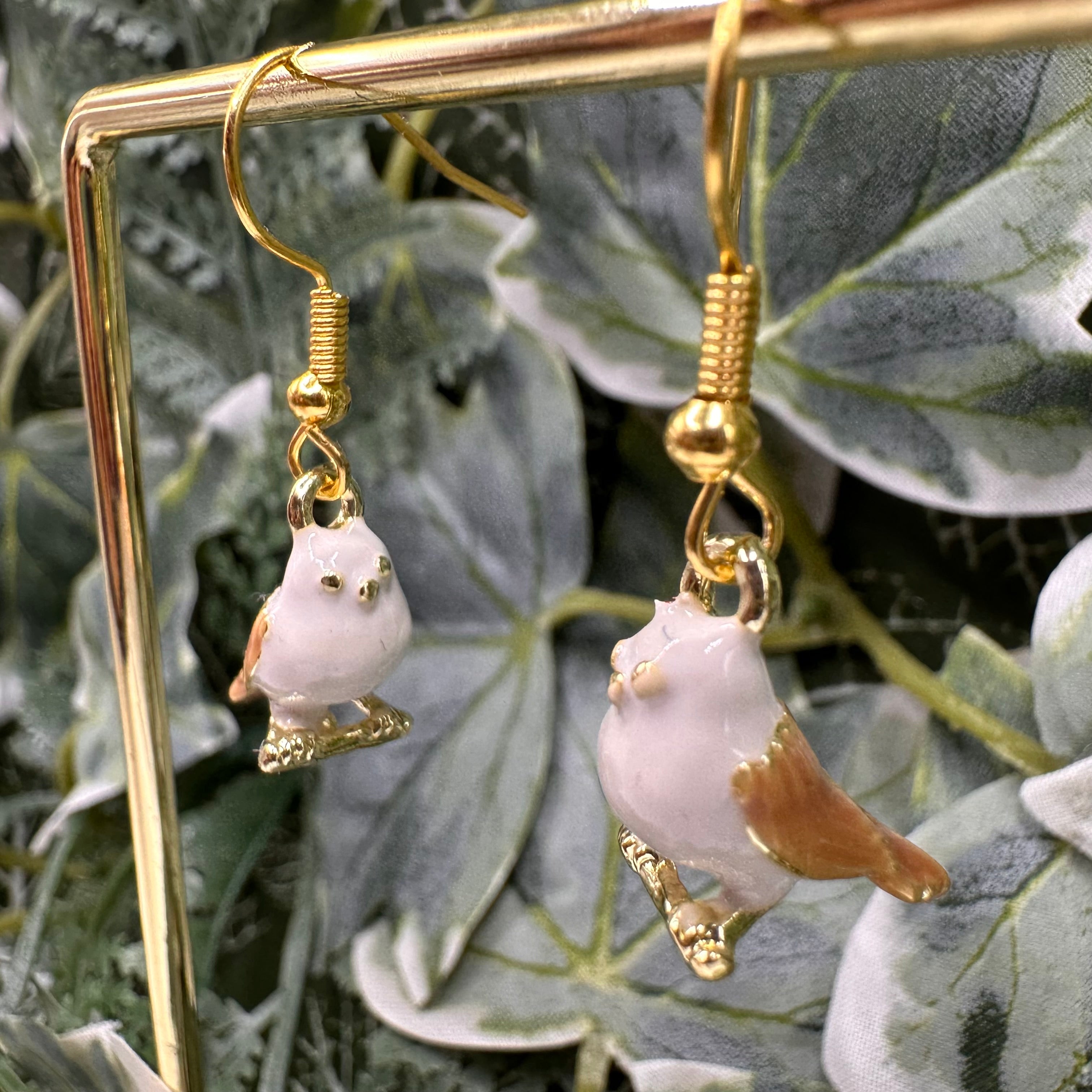 Pigeon Charm Earrings