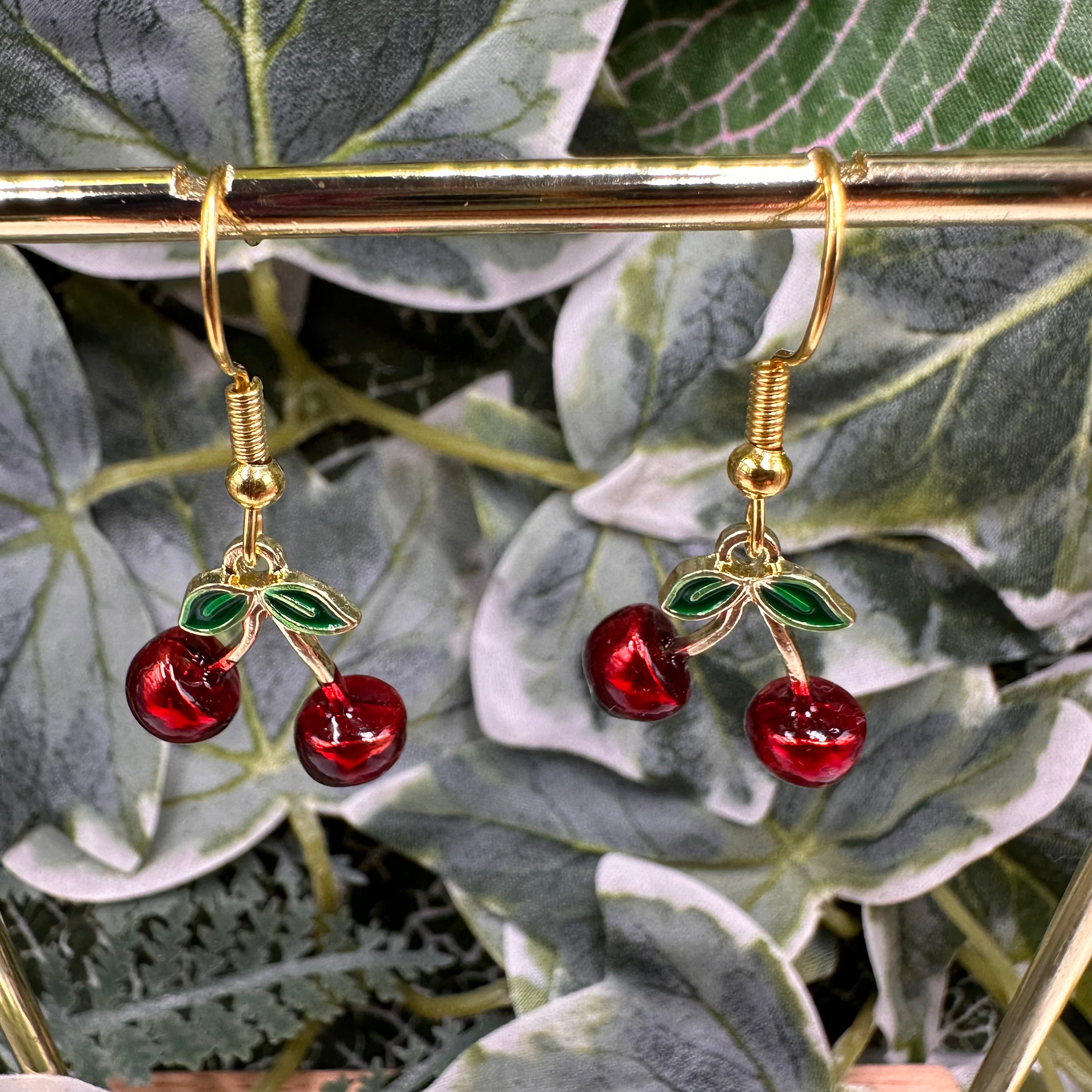 Cherry Charm Earrings