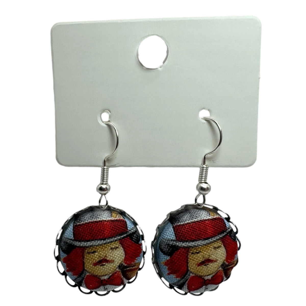 Alice In Wonderland Drop Earrings: Queen of Hearts, Cheshire Cat & More