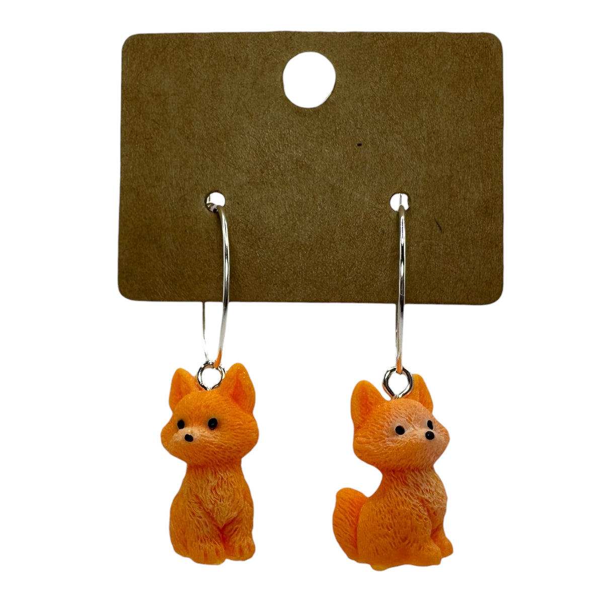 Autumn Fox Charm Earrings