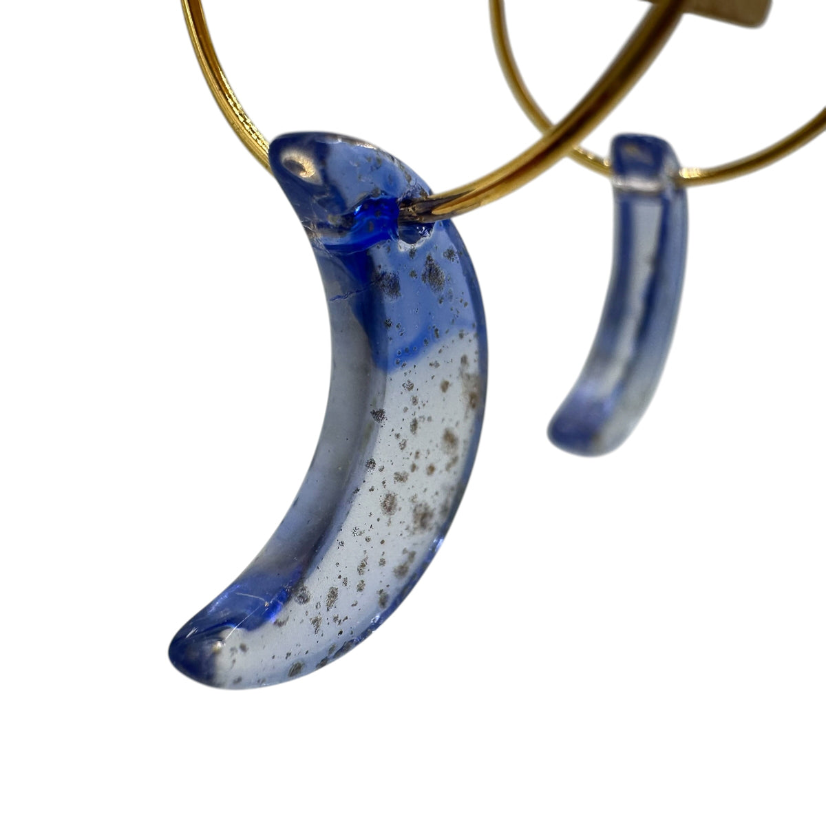 Midnight Moon Charm Earrings