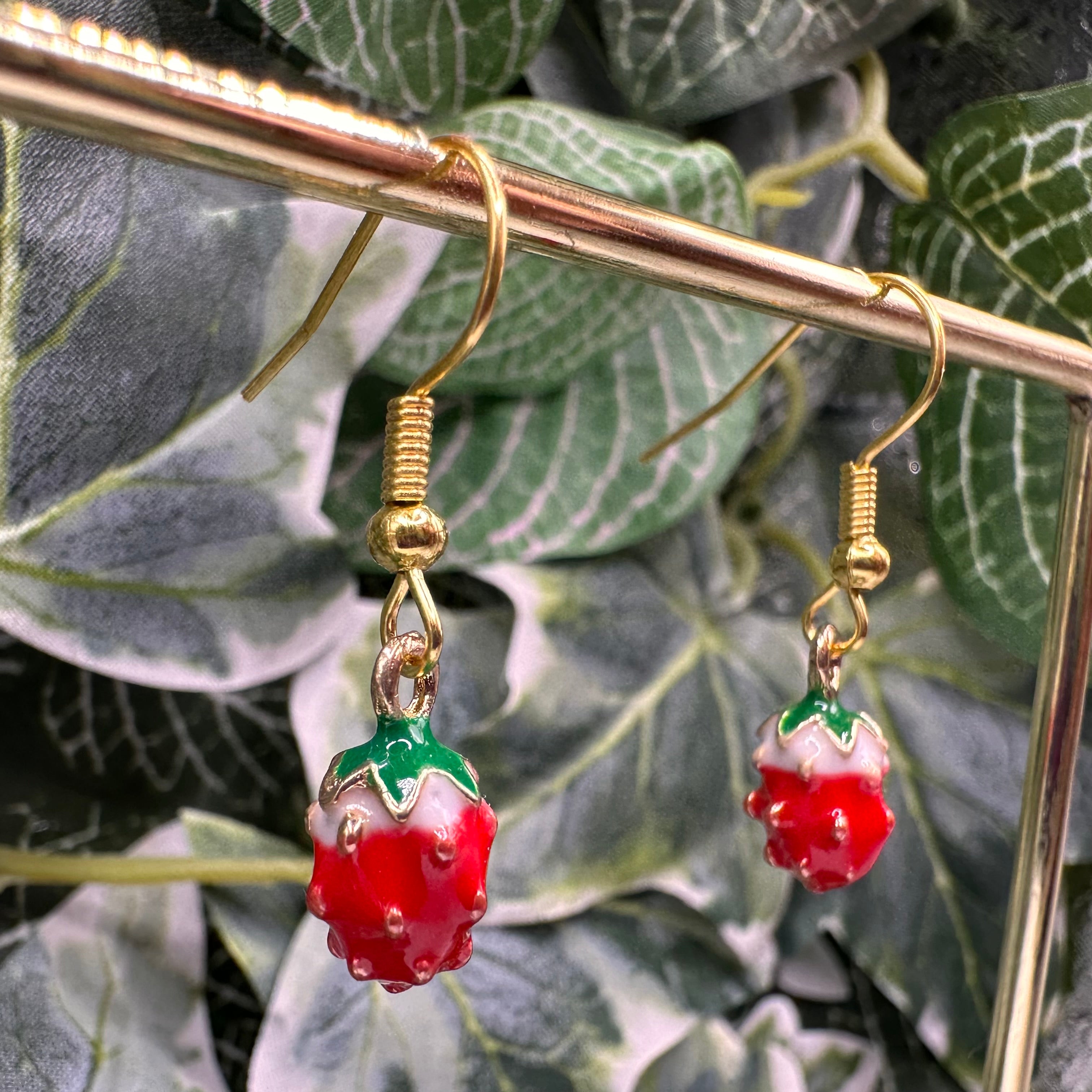 Strawberry Charm Earrings