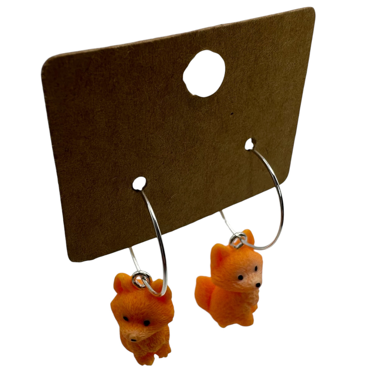 Autumn Fox Charm Earrings