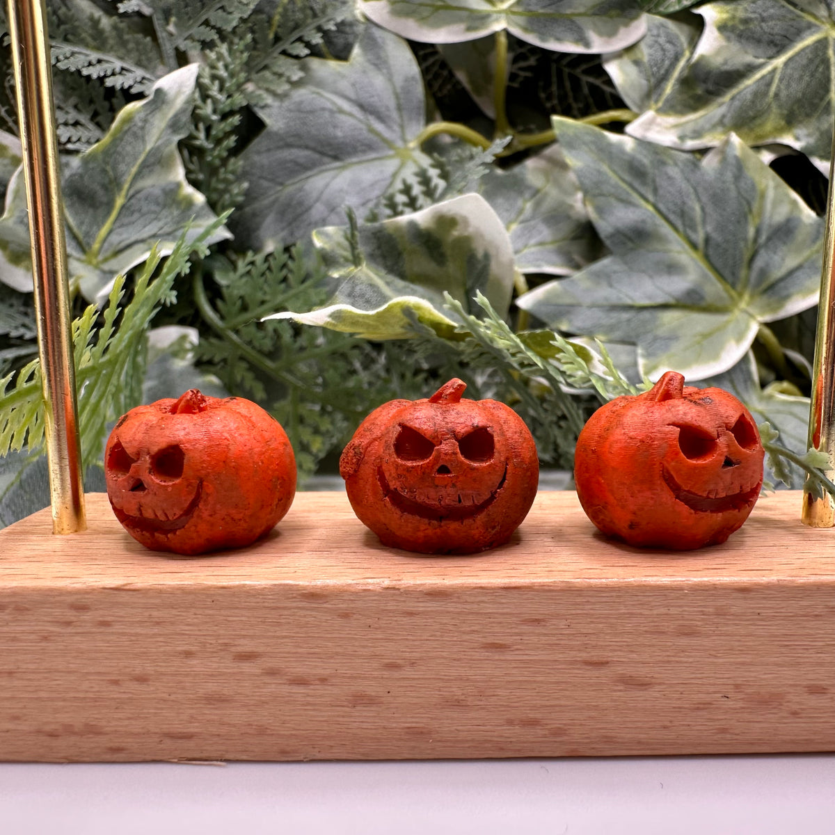 Mini orange pumpkin Halloween decoration — Rebel Aura handmade jewellery