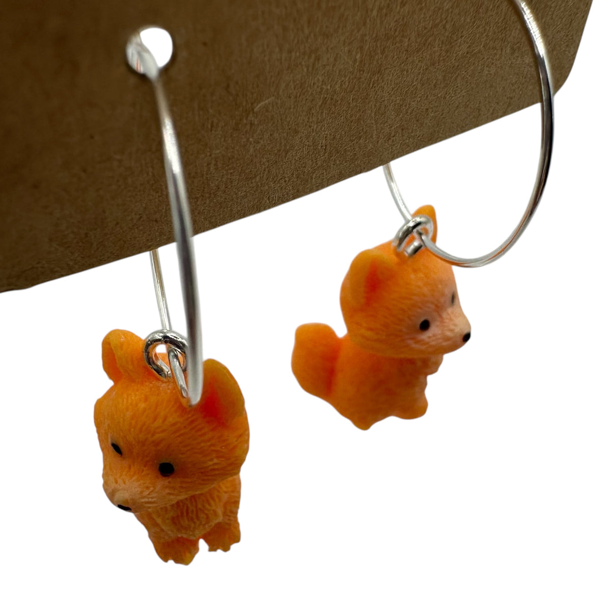 Autumn Fox Charm Earrings