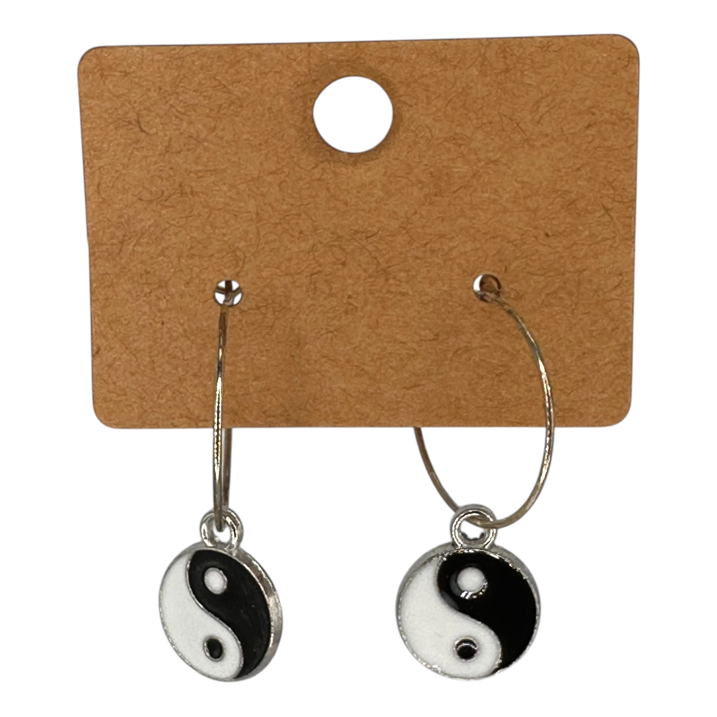 Mini Yin Yang Charm Earrings