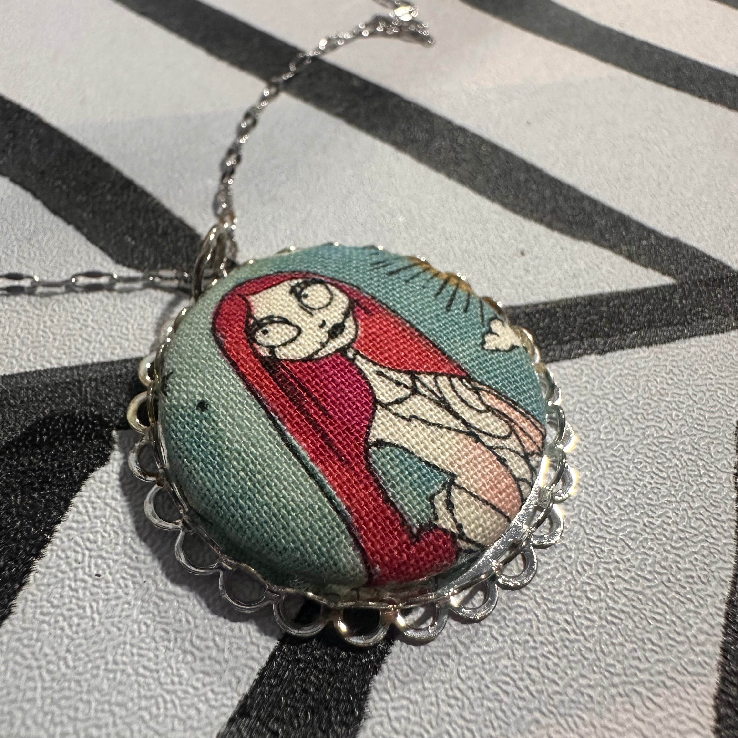 The Nightmare Before Christmas ~ Jack & Sally Necklaces
